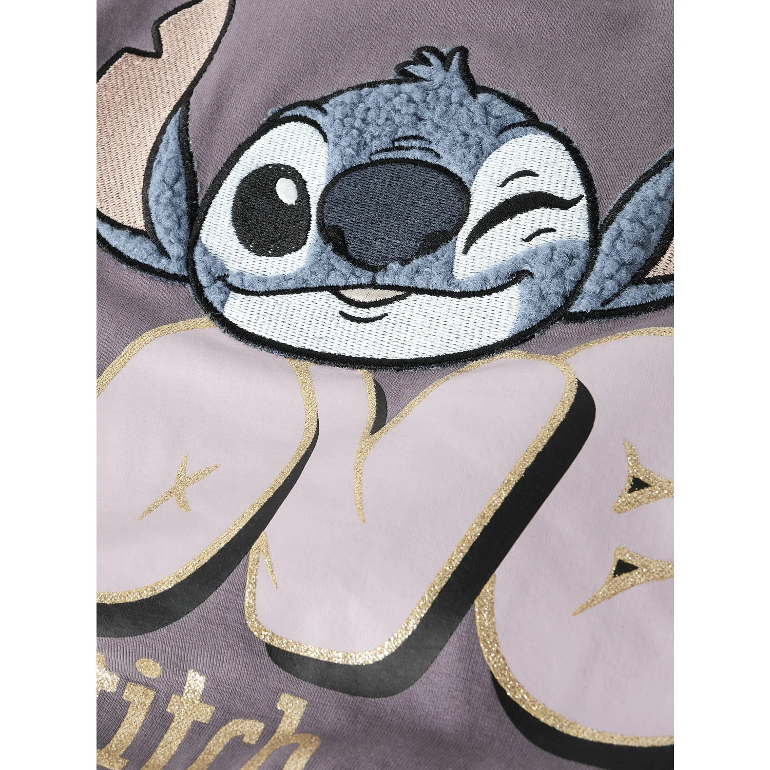 Name It Moonscape Nmfola Stitch Sweat Bru Wdi - Image 2