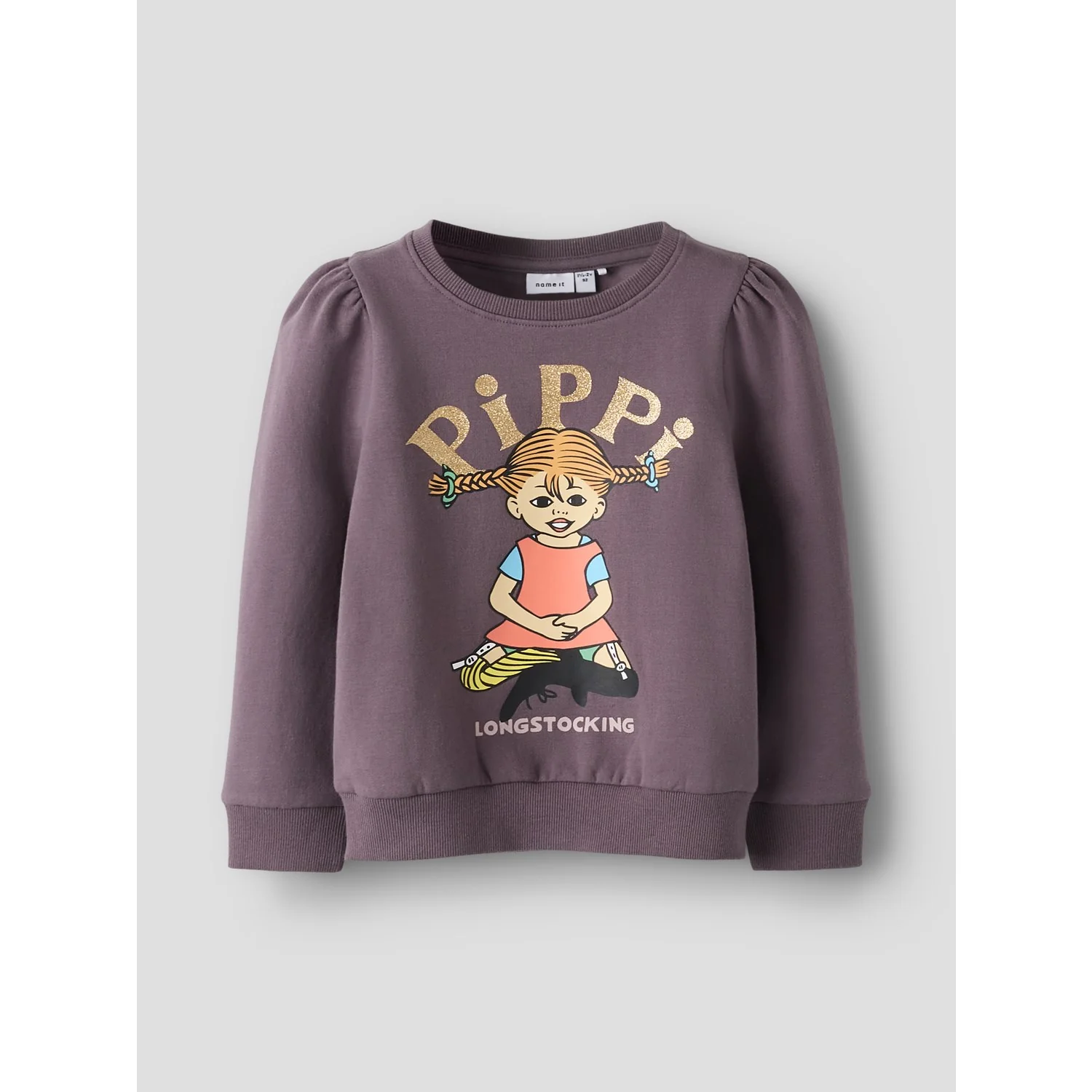 Name It Moonscape Nmfsovej Pippi Sweat Bru Sky - Image 4