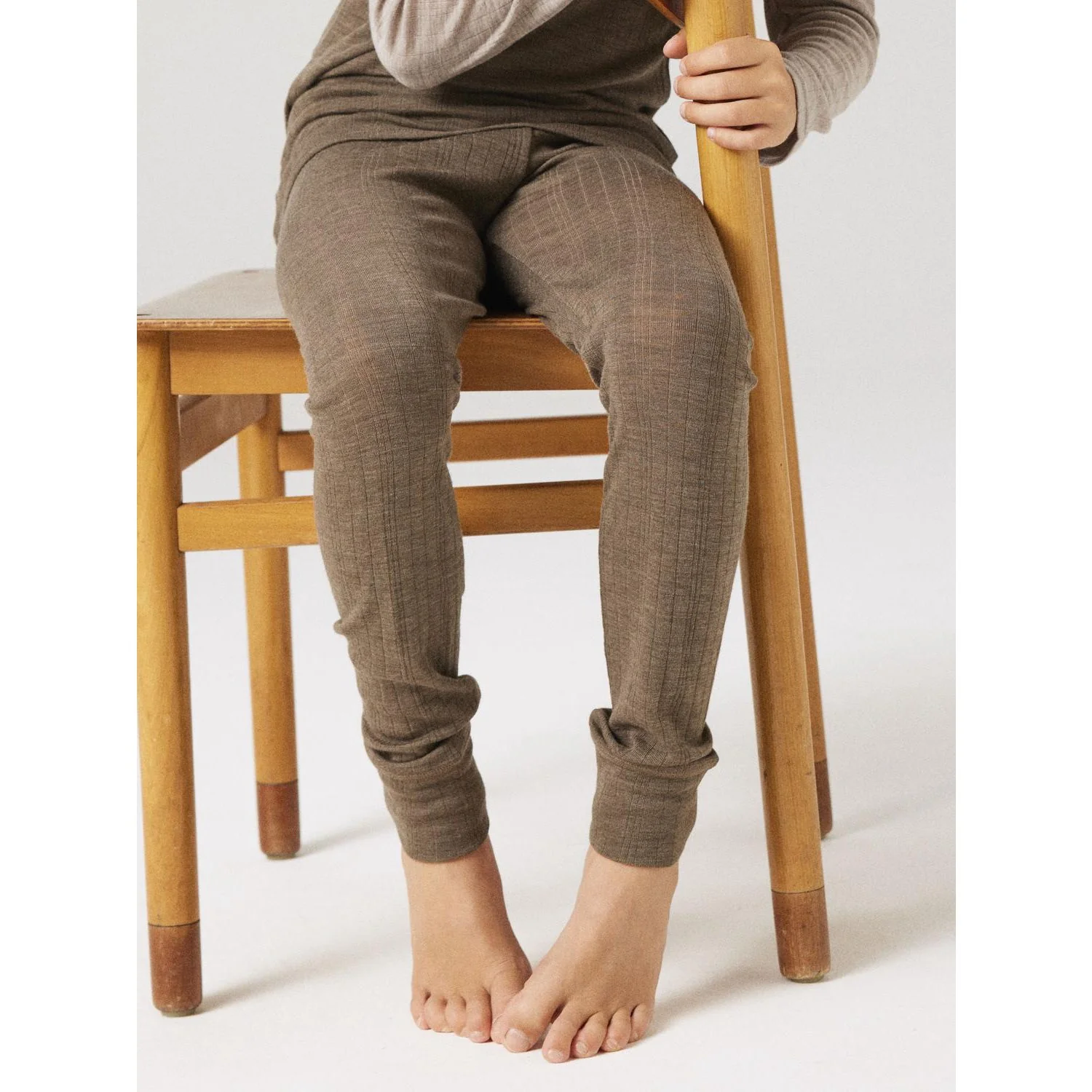 Name It Morel Nkmwang Wool Needle Longjohn Solid - Image 3