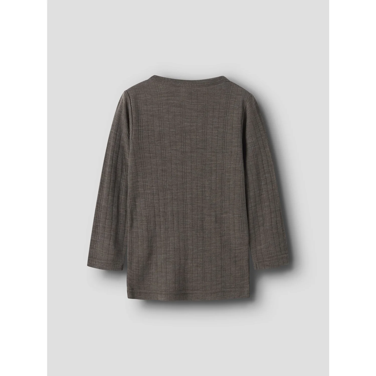 Name It Morel Nmmwang Wool Needle Ls Top Solid Noos - Image 2