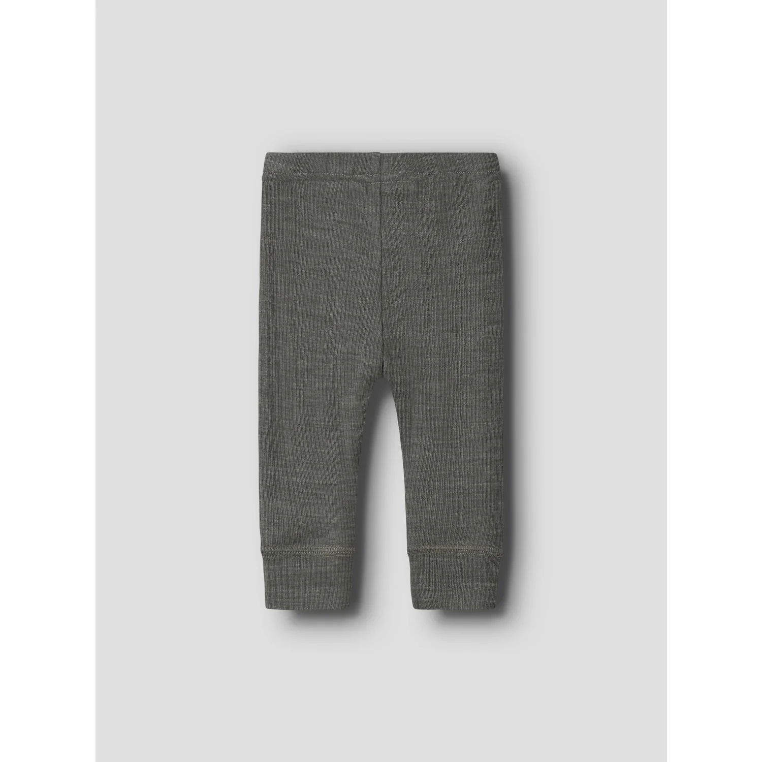 Name It Mulled Basil Nbnwax Wool Rib Leggings Noos - Image 2