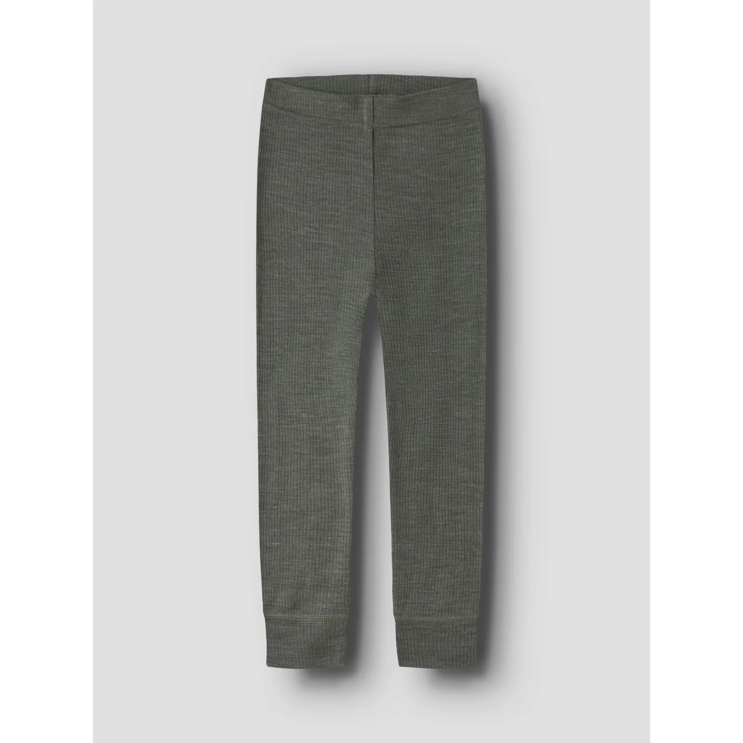 Name It Mulled Basil Nmnwax Wool Rib Leggings Noos - Image 6