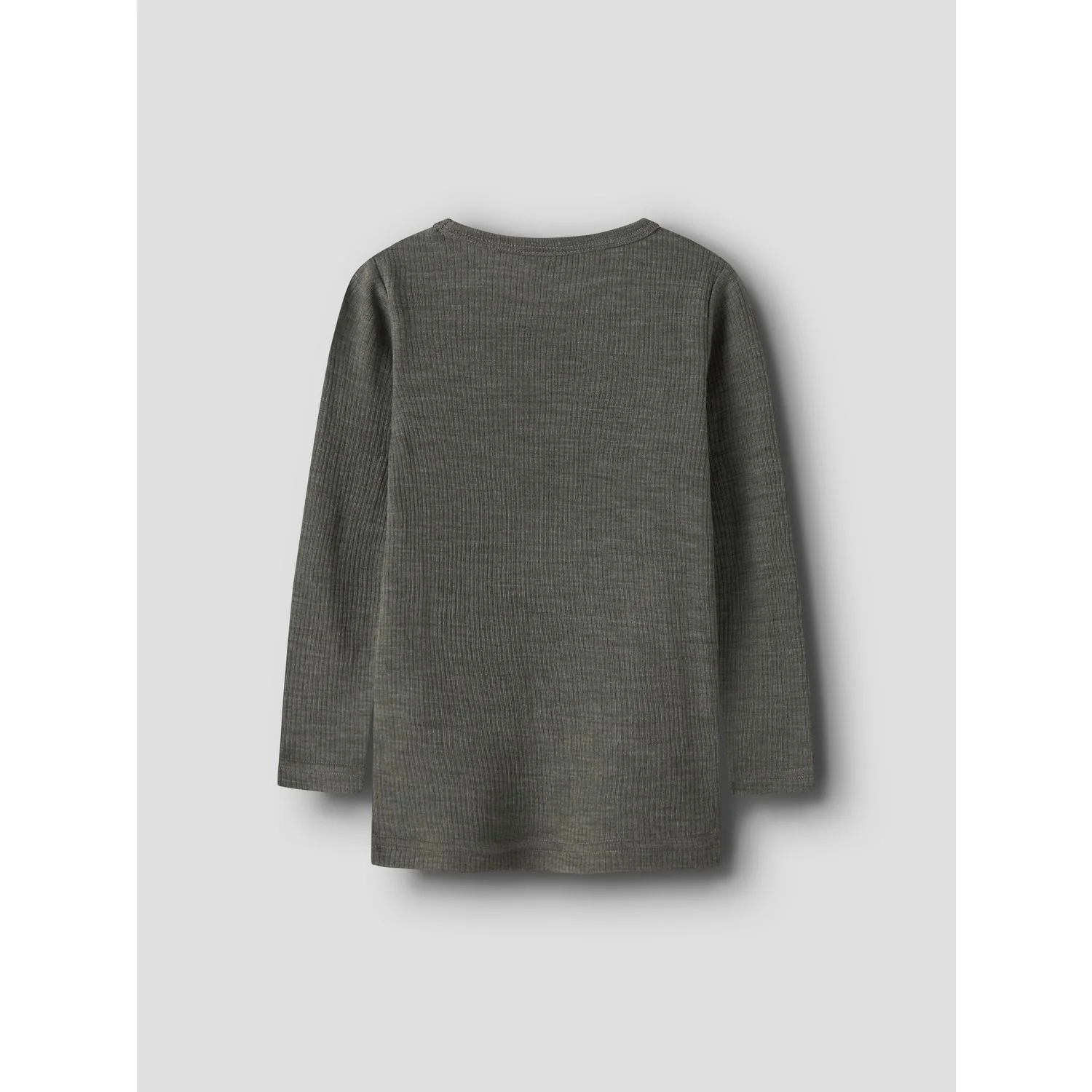 Name It Mulled Basil Nmnwax Wool Rib Ls Top Noos - Image 4