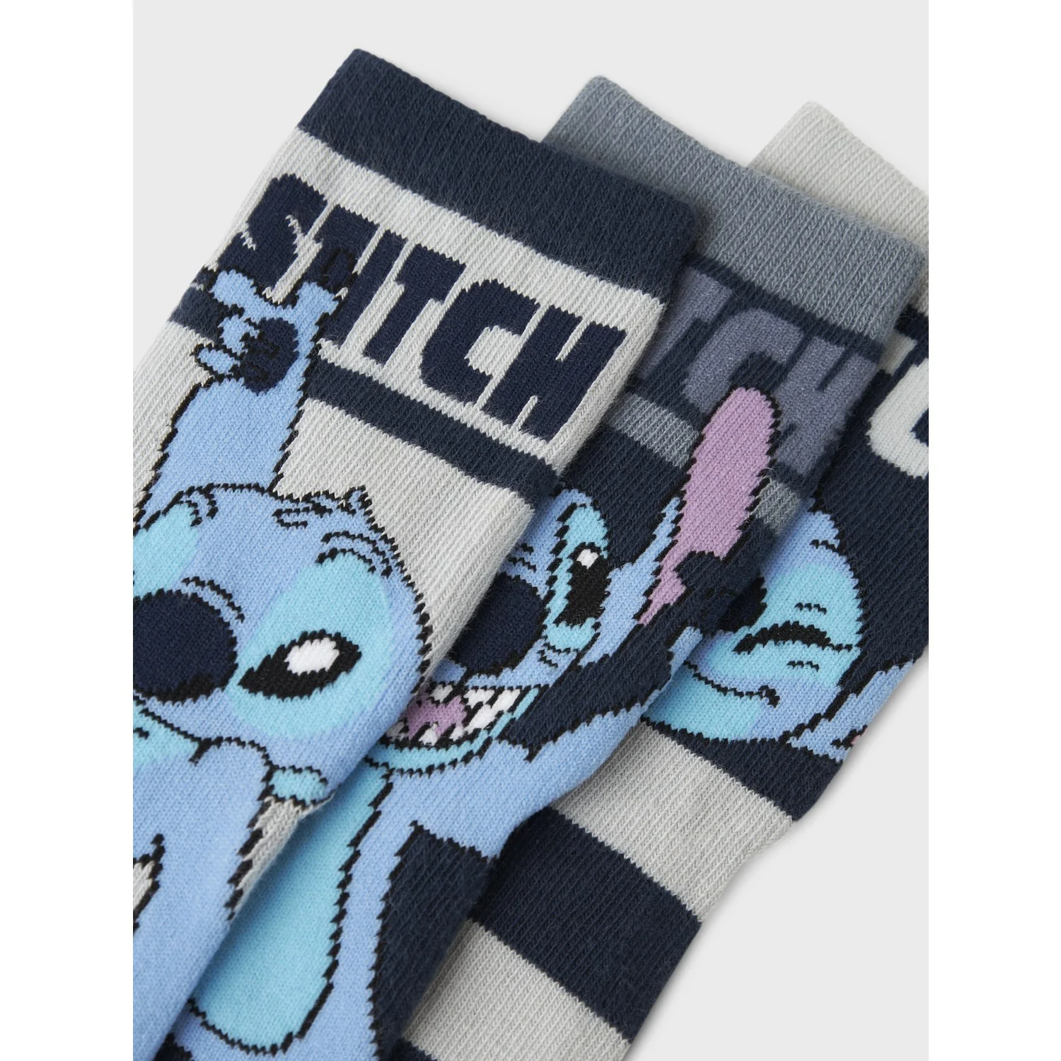 Name It Navy Blazer Ahan Stitch 3-Pack Socks - Image 2