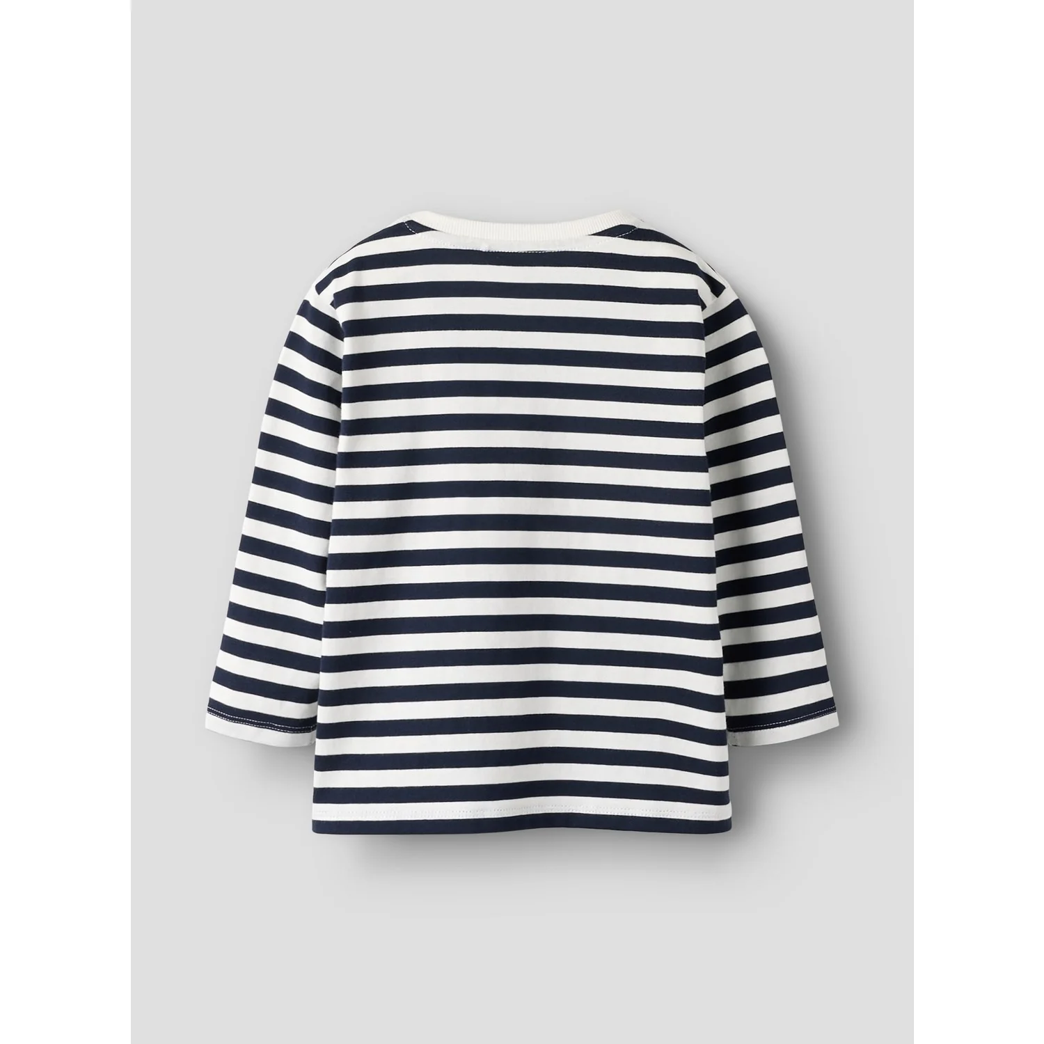 Name It Navy Blazer Bright White Nmmnelson Ls Nreg Top - Image 2