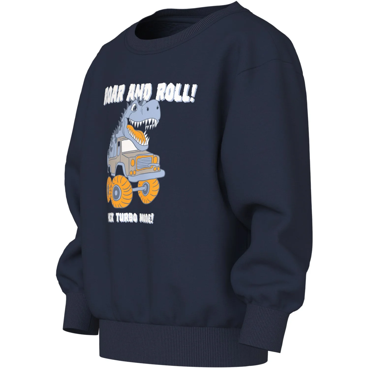 Name It Navy Blazer Dino Car Nmmvildar Ls Nreg Sweat Bru - Image 2
