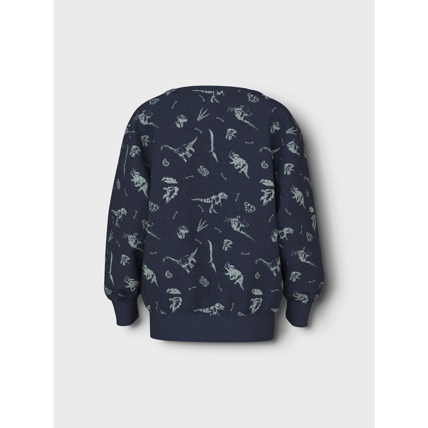 Name It Navy Blazer Dino World Nmmvimo Ls Nreg Aop Sweat Bru - Image 3