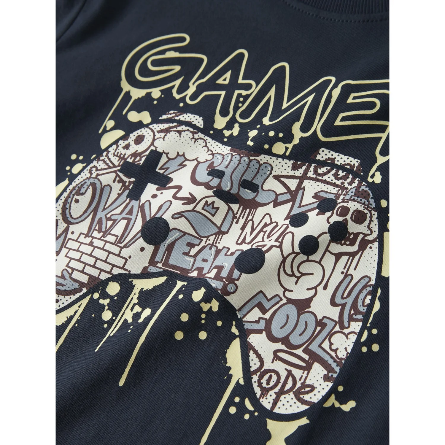 Name It Navy Blazer Gamer Nkmvictor Ss Nreg Top - Image 2