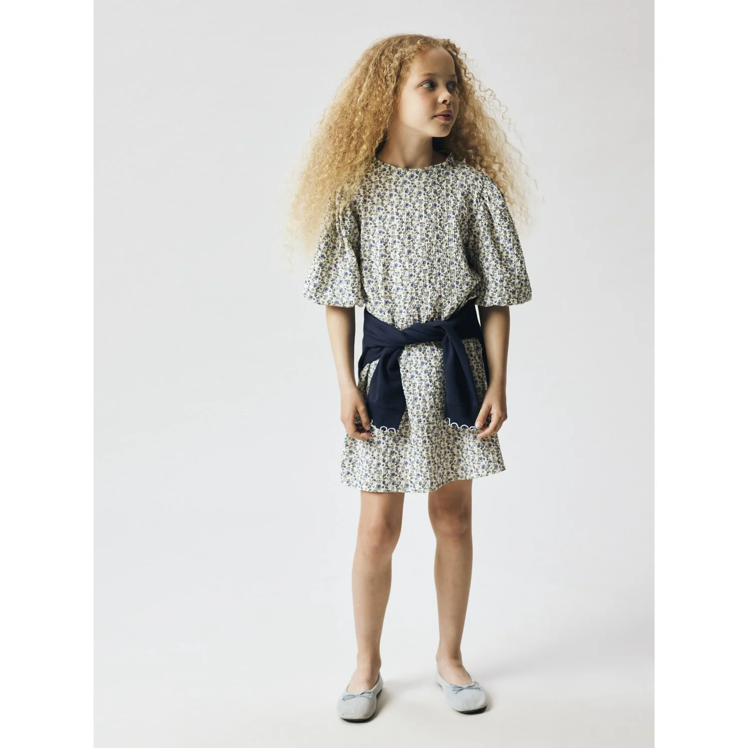 Name It Navy Blazer . Nkffleura Ss Dress - Image 2