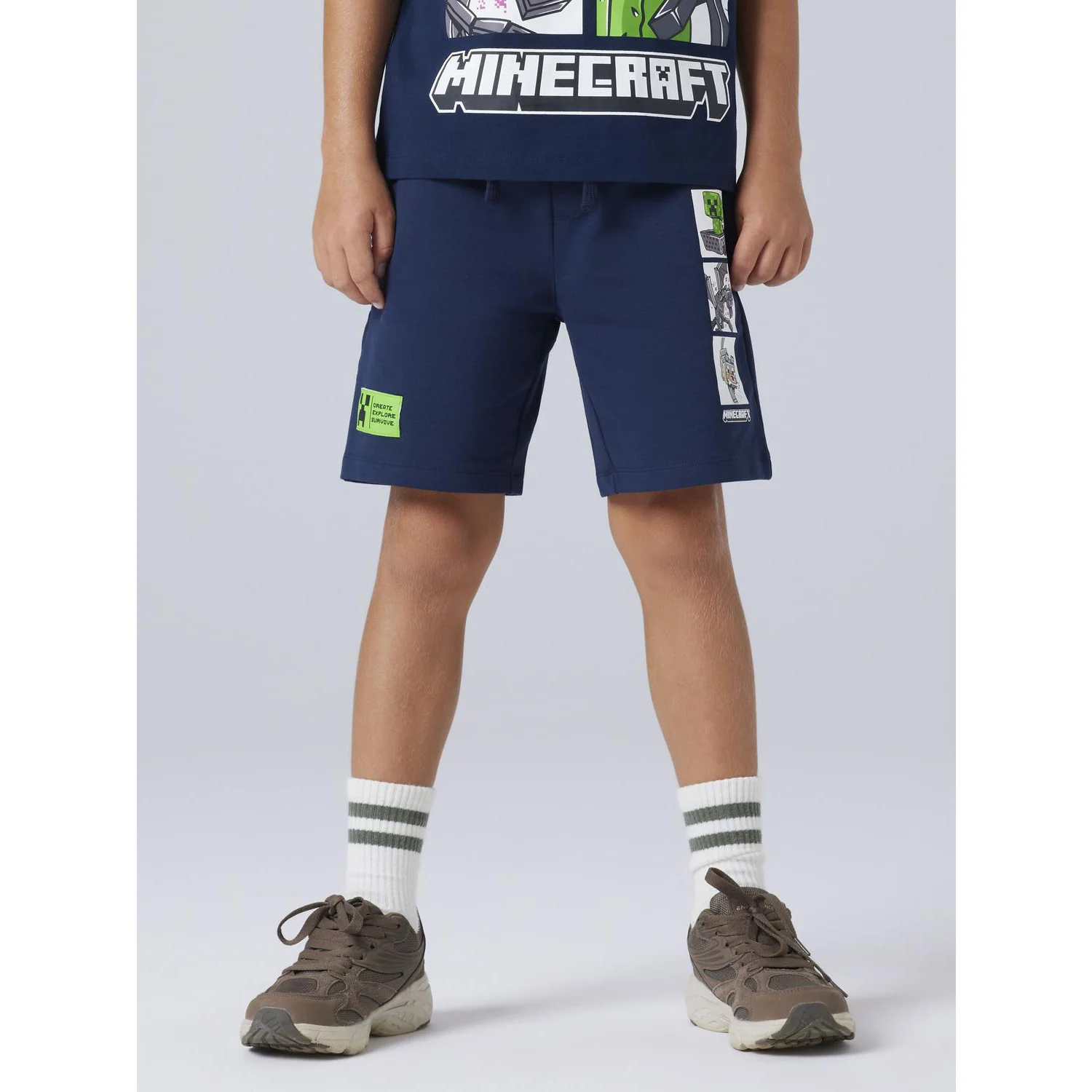 Name It Navy Blazer Nkmmar Minecraft Nreg Swe Shorts Unb Bfu - Image 3