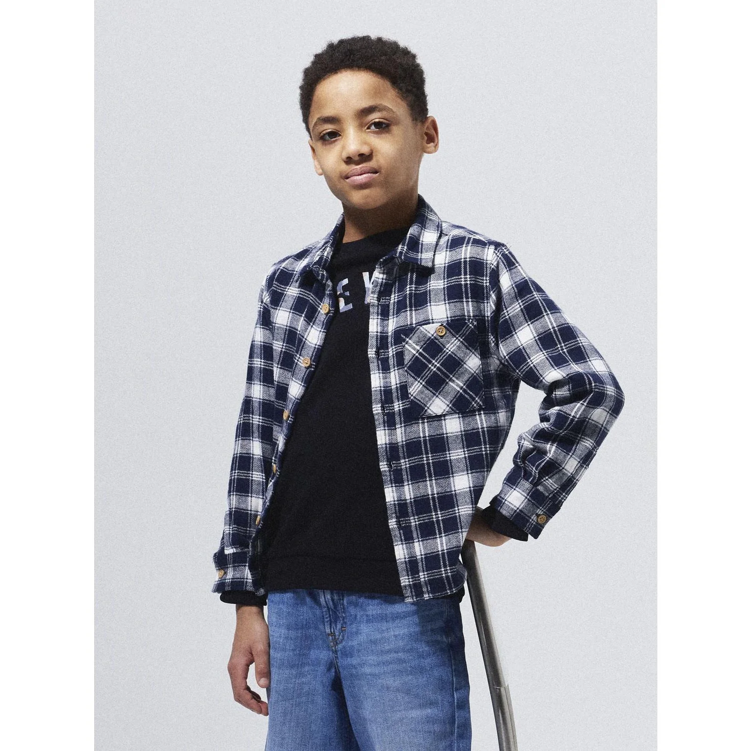 Name It Navy Blazer Nkmsunda Ls Nreg Shirt - Image 3