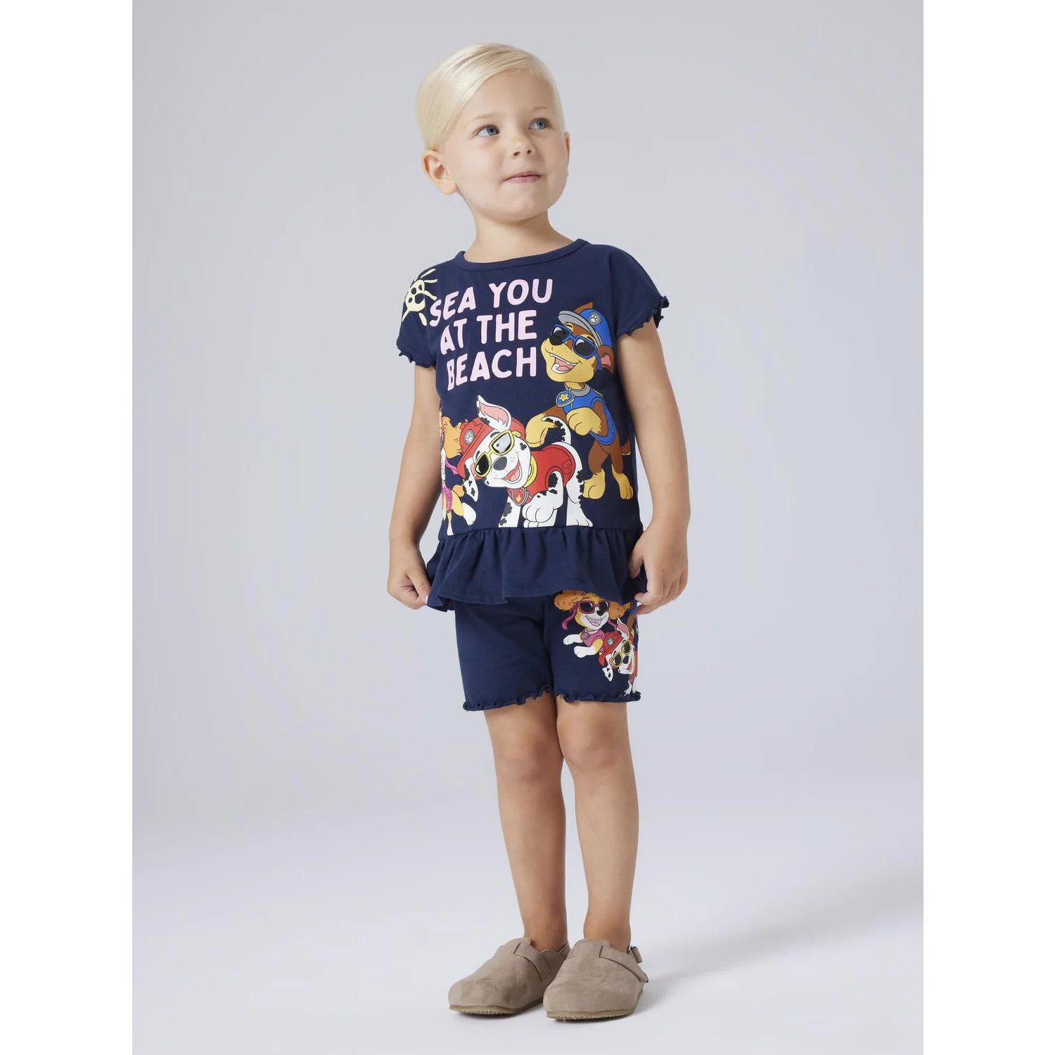 Name It Navy Blazer Nmfmina Paw Ss Top Cplg - Image 2