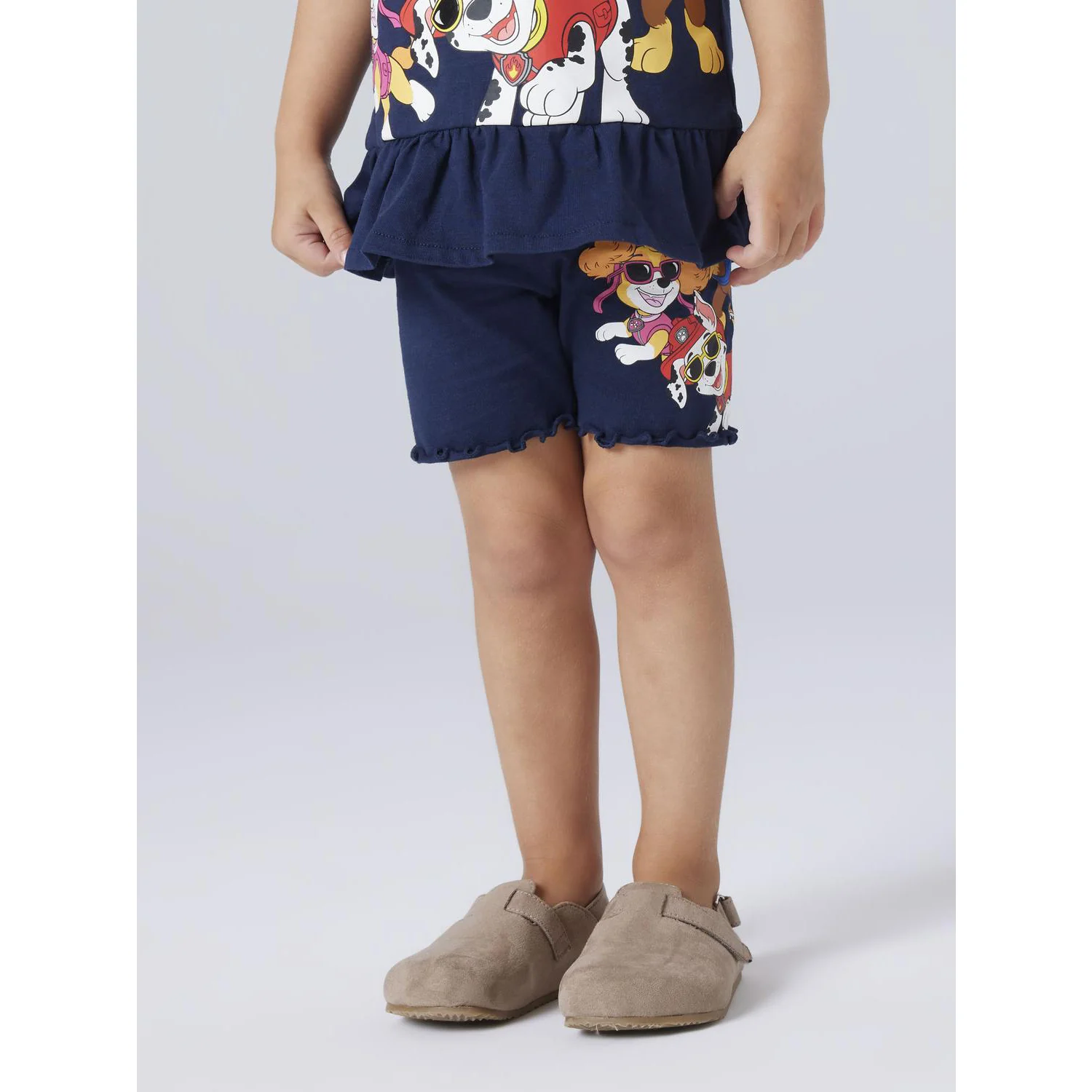 Name It Navy Blazer Nmfmiri Paw Shorts Leggings Cplg - Image 3
