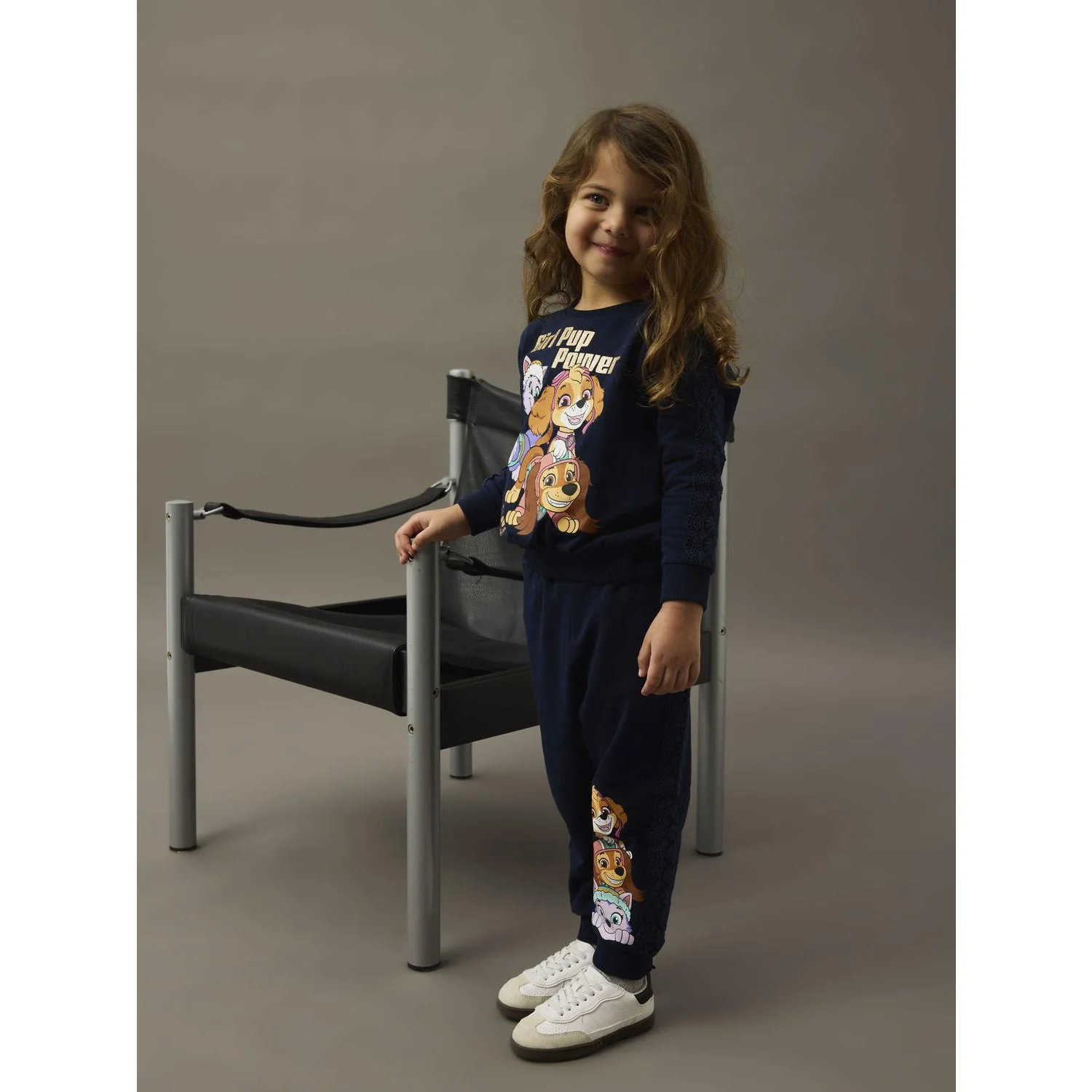 Name It Navy Blazer Nmfnaba Paw Sweat Bru Cplg - Image 2
