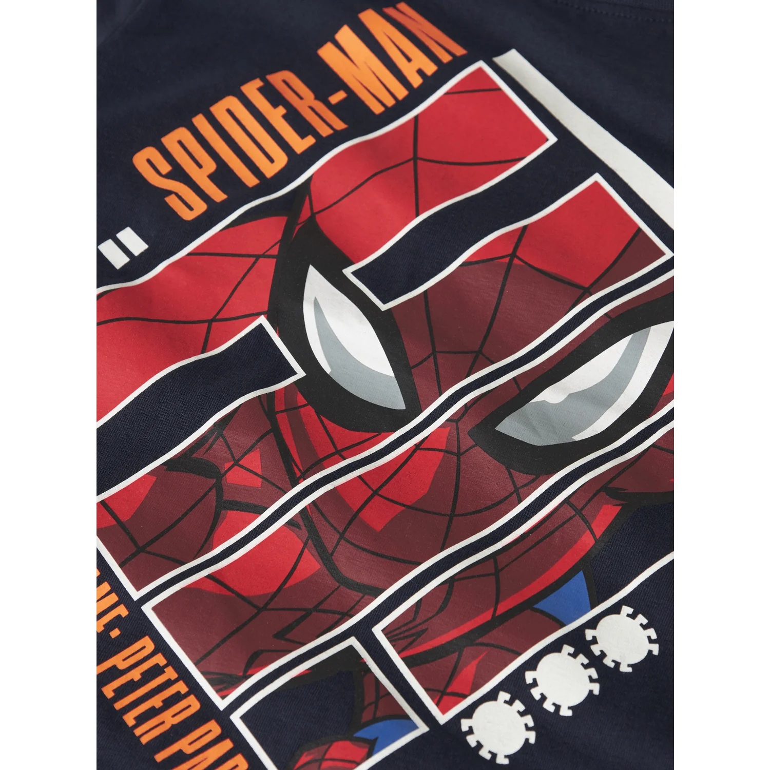 Name It Navy Blazer Nmmajit Spider Nreg Ss Top Box Mar - Image 2