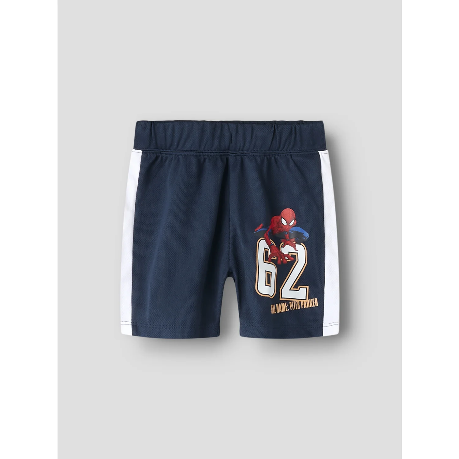 Name It Navy Blazer Nmmanri Spider Nreg Long Poly Shorts Mar - Image 3