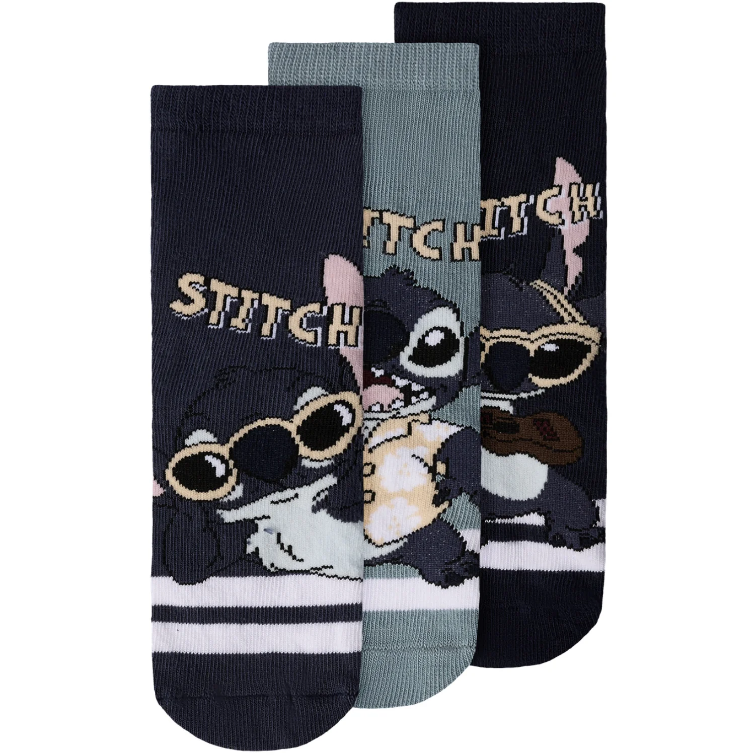 Name It Navy Blazer Nmmarlos Stitch 3P Socks Wdi