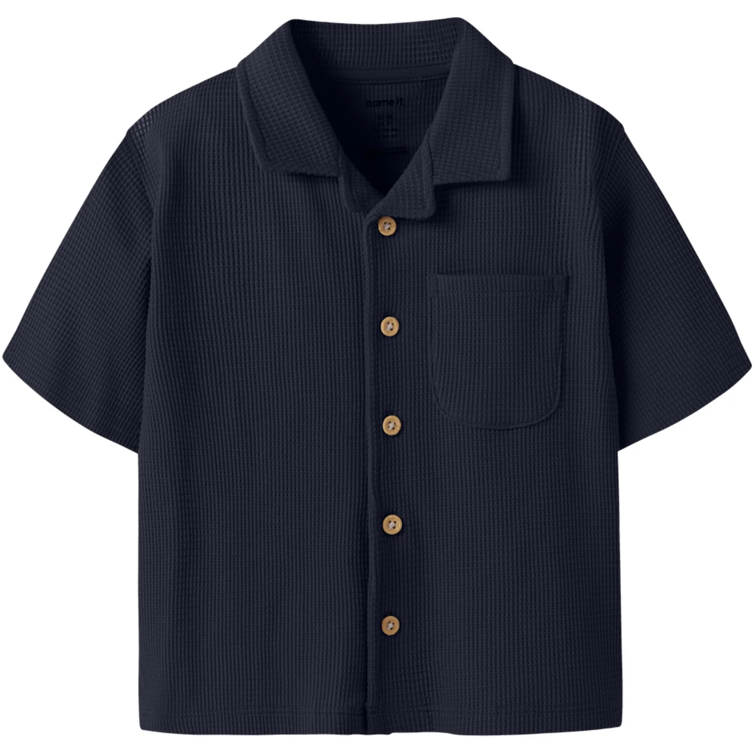 Name It Navy Blazer Nmmharve Ss Nreg Shirt