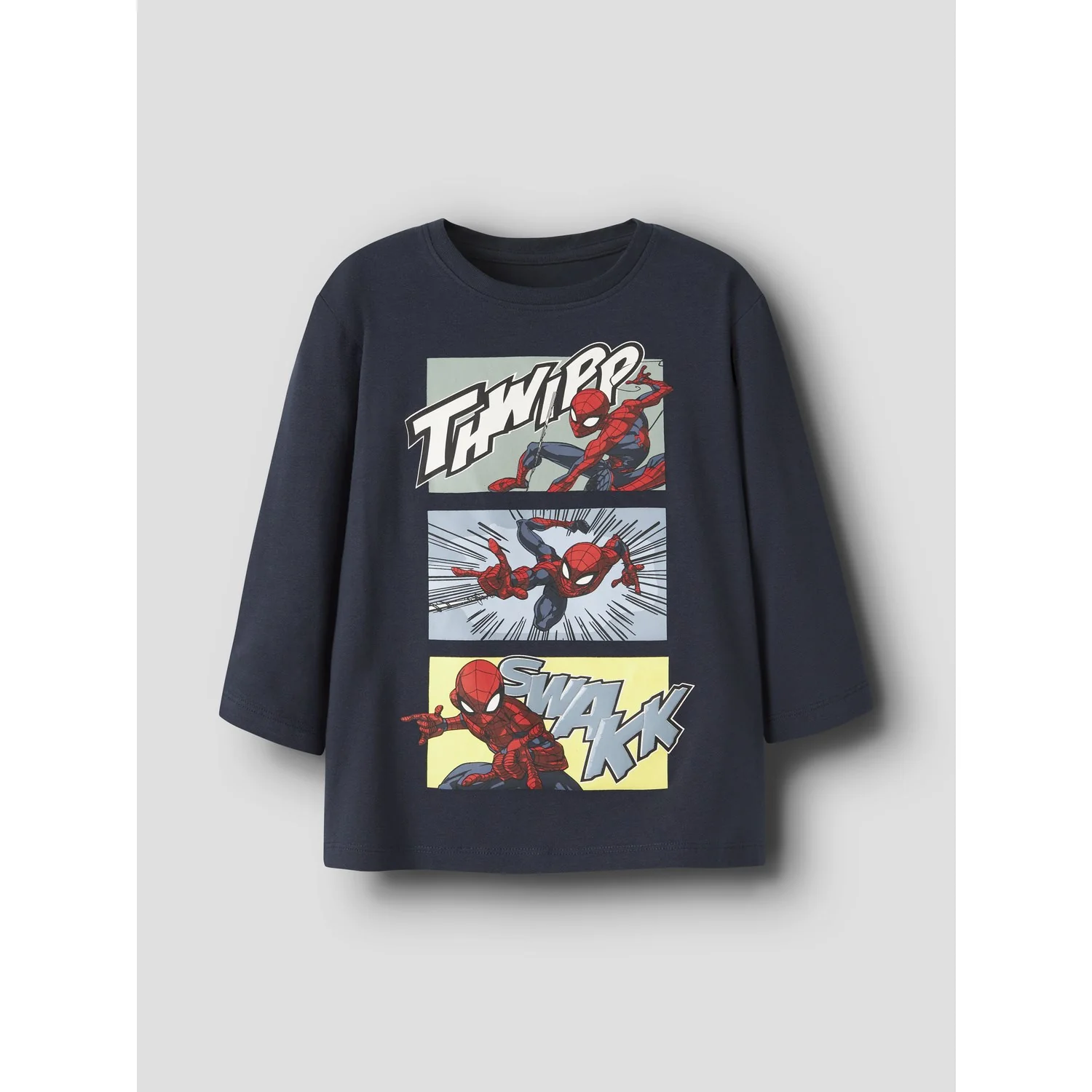 Name It Navy Blazer Nmmjarl Spider Ls Nreg Top Noos Mar - Image 2