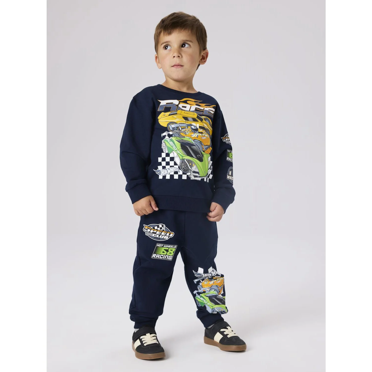 Name It Navy Blazer Nmmjerry Hotwheels Nreg Sweat Unb Mat - Image 2