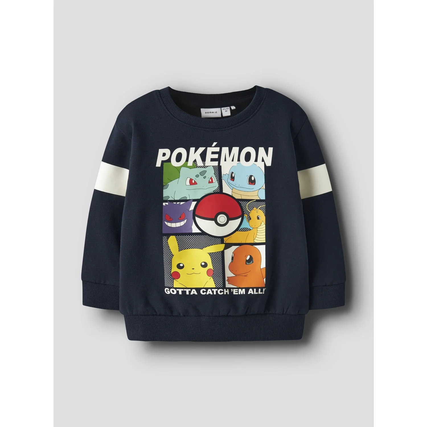 Name It Navy Blazer Nmmjussy Pokemon Nreg Sweat Bru Noos Sky - Image 3