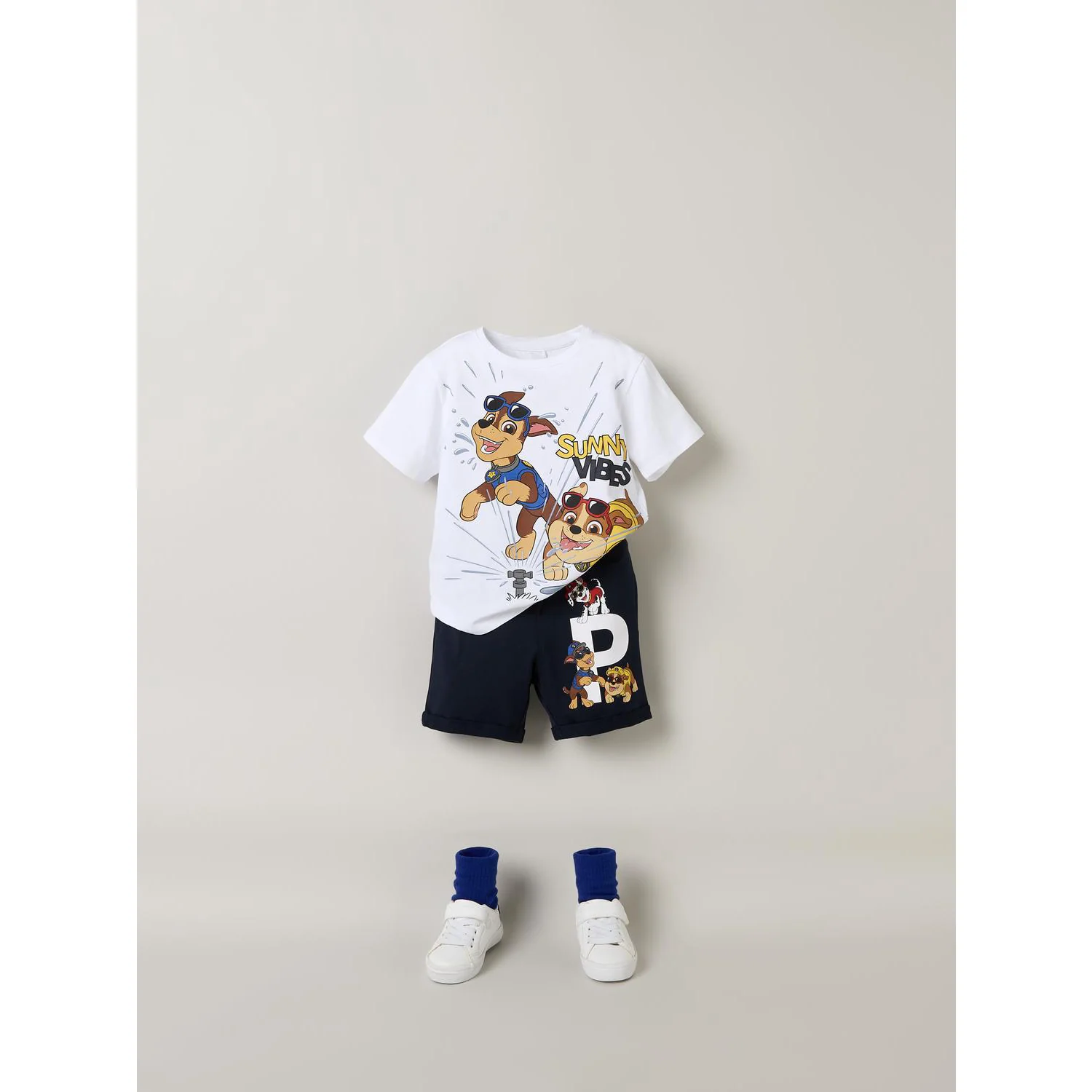 Name It Navy Blazer Nmmmir Paw Nreg Long Sw Short Unb Cplg - Image 2