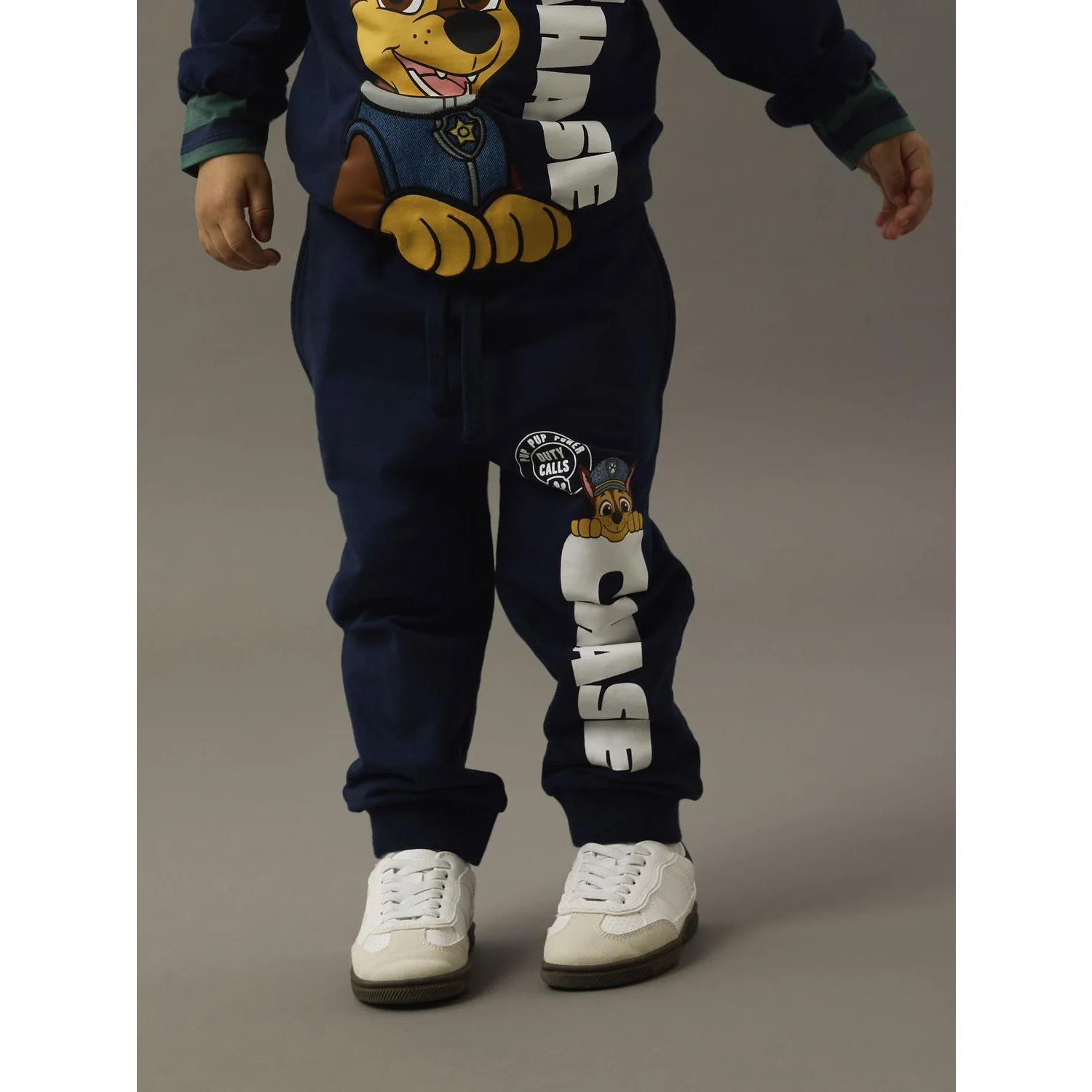 Name It Navy Blazer Nmmneel Paw Nreg Swe Pants Bru Cplg - Image 3