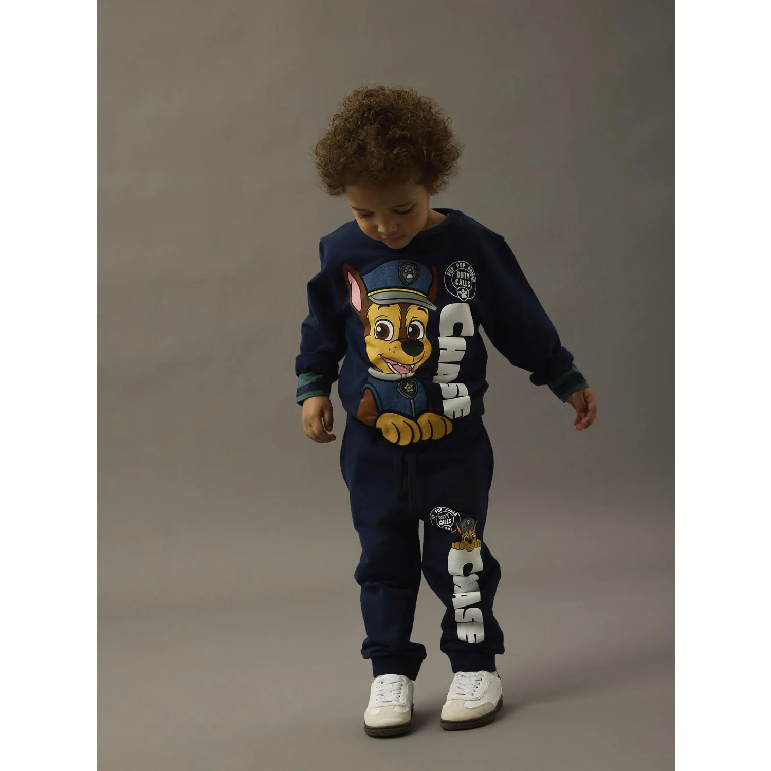 Name It Navy Blazer Nmmneel Paw Nreg Sweat Bru Cplg - Image 2