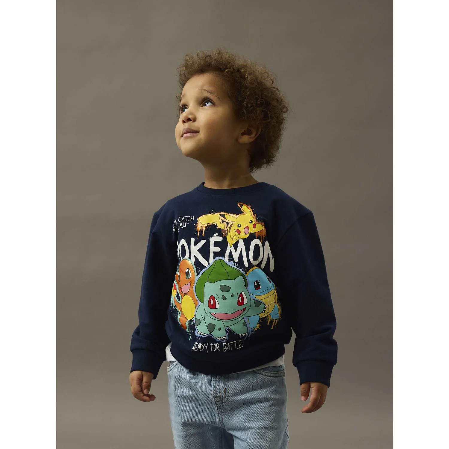 Name It Navy Blazer Nmmnoa Pokemon Nreg Sweat Bru Sky - Image 3