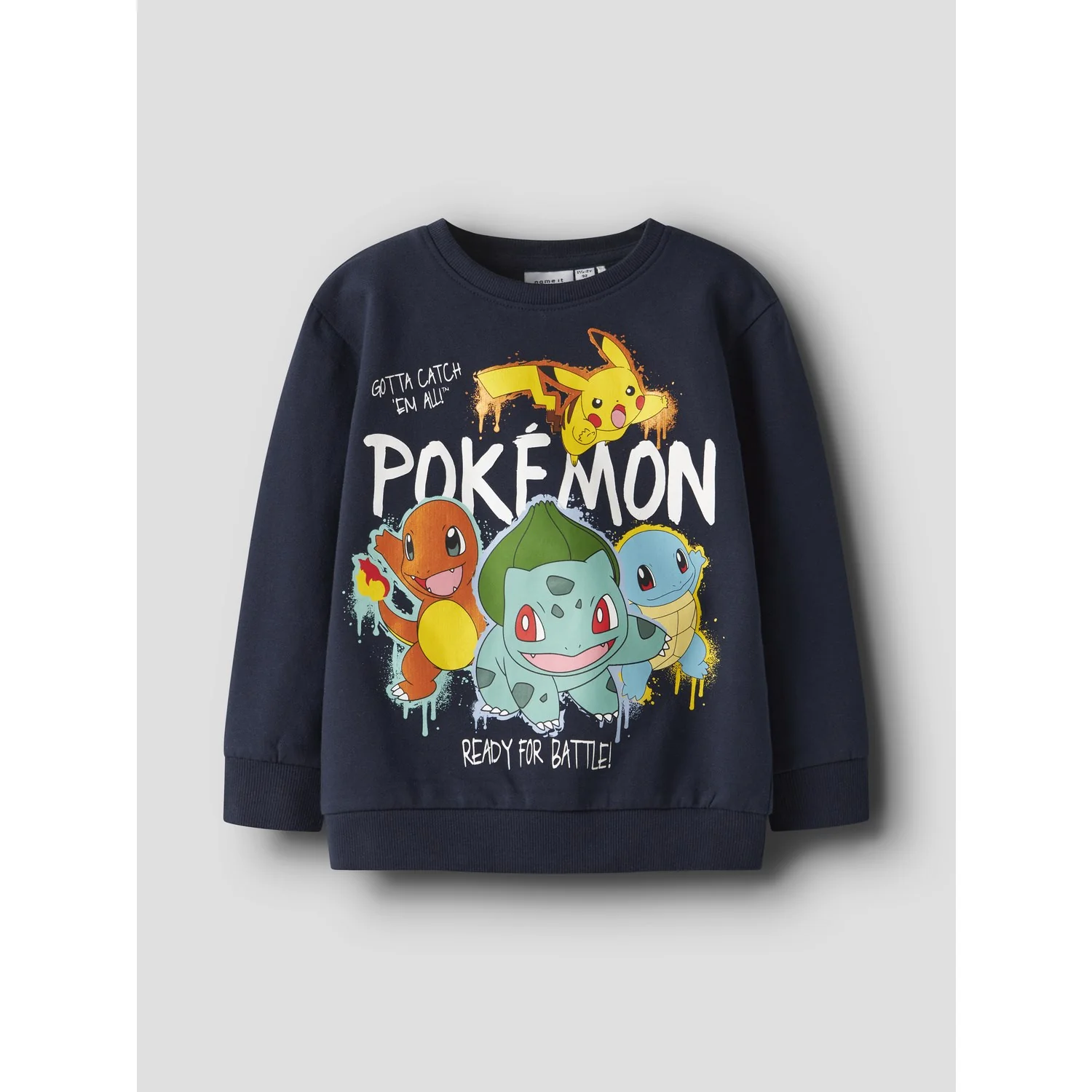 Name It Navy Blazer Nmmnoa Pokemon Nreg Sweat Bru Sky - Image 5