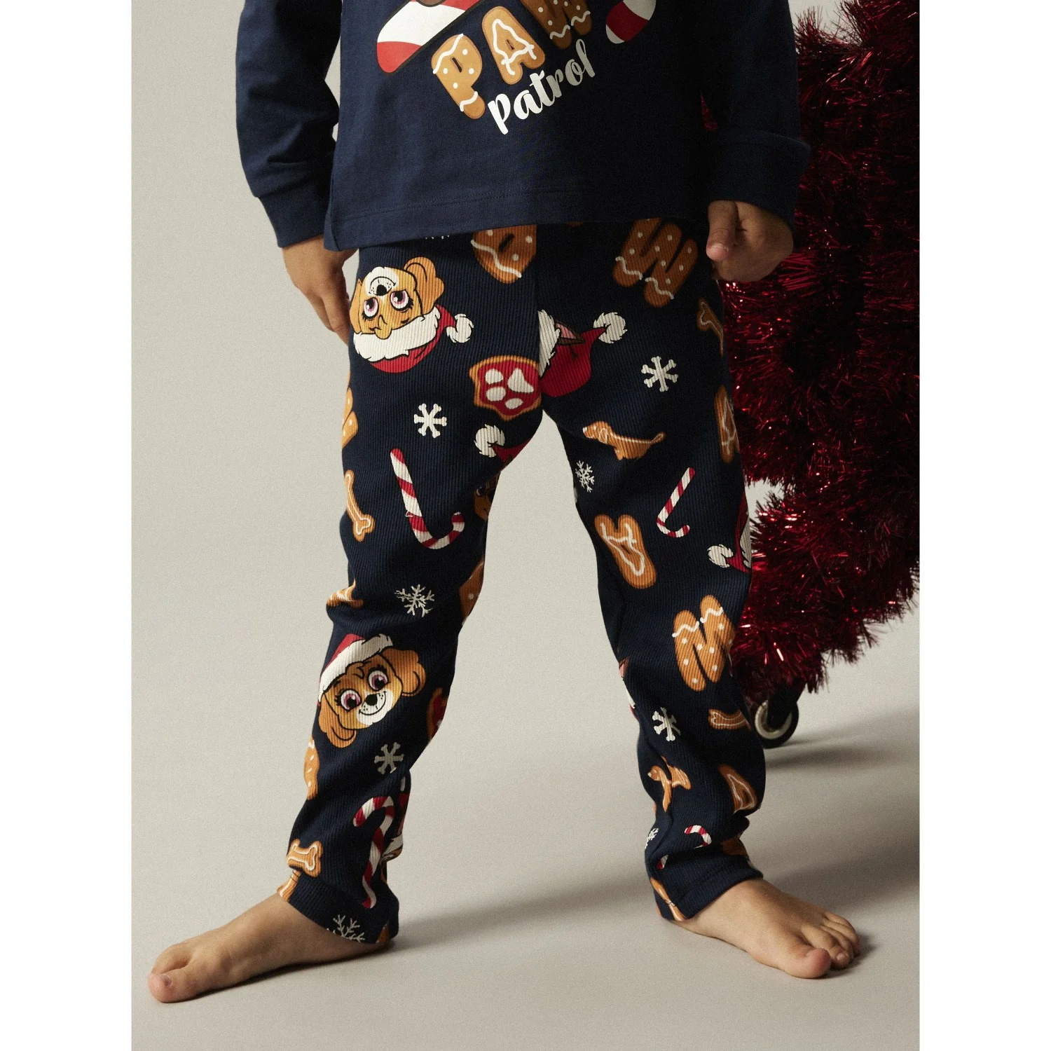 Name It Navy Blazer Nmmslava Paw Ls Nightset Cplg - Image 4