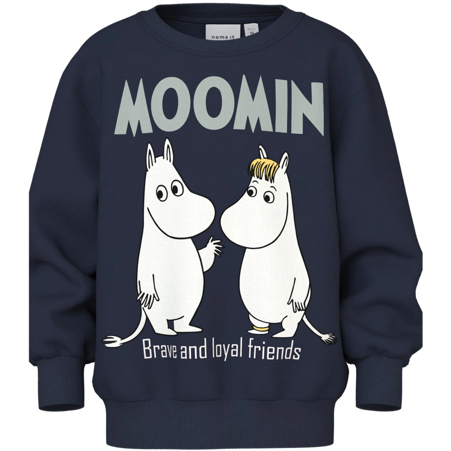Name It Navy Blazer Nmnsloli Moomin Sweat Bru Vde
