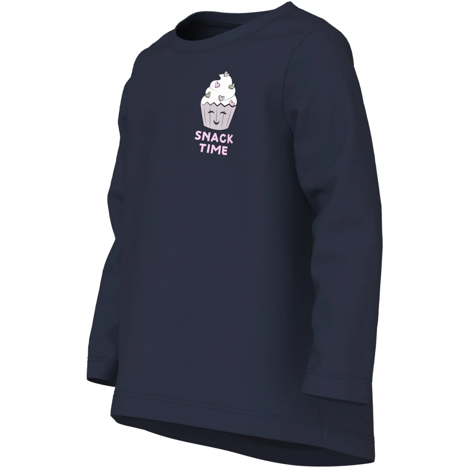 Name It Navy Blazer Snack Time Nmfviolet Ls Loose Top - Image 2