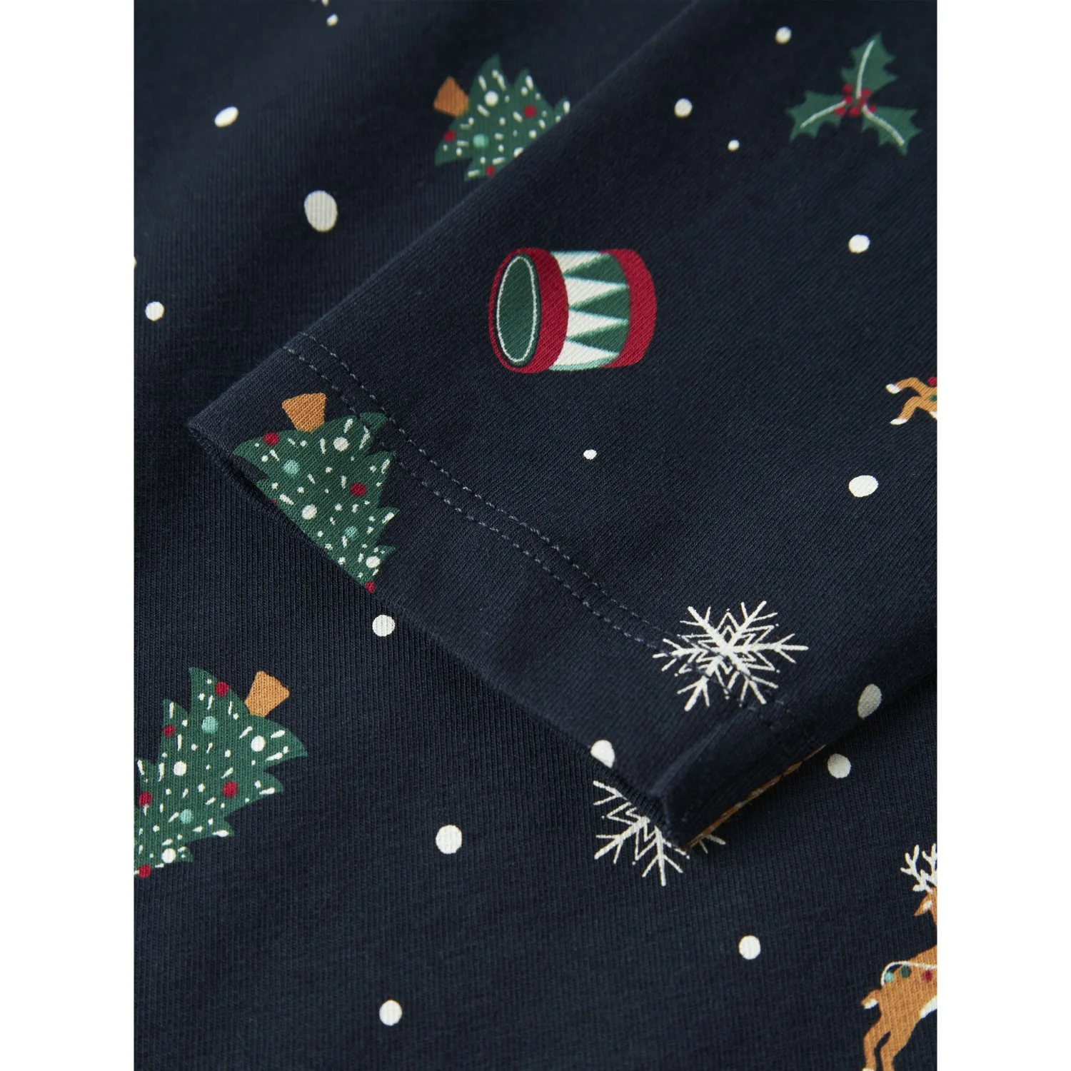 Name It Navy Blazer Xmas AOP Navy Nknvismas Ls Nightset - Image 2