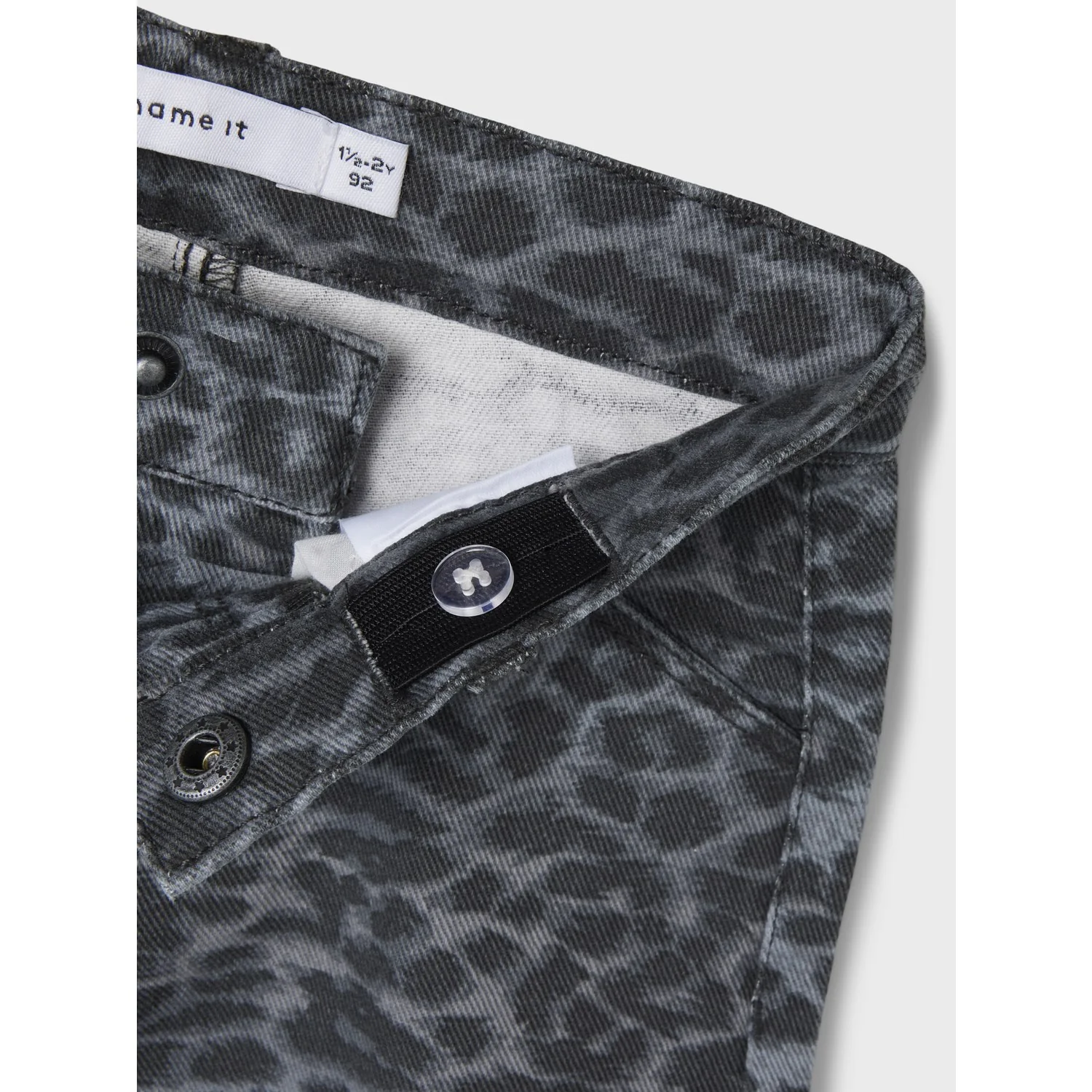 Name It Night Owl Grey Leopard Nmfbella Twi Mom Pants 4444-Td - Image 2