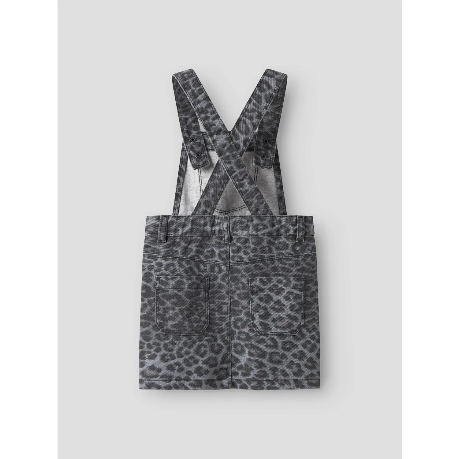 Name It Night Owl Grey Leopard Nmfophelia Twi Spencer Dress 4444-Td - Image 3