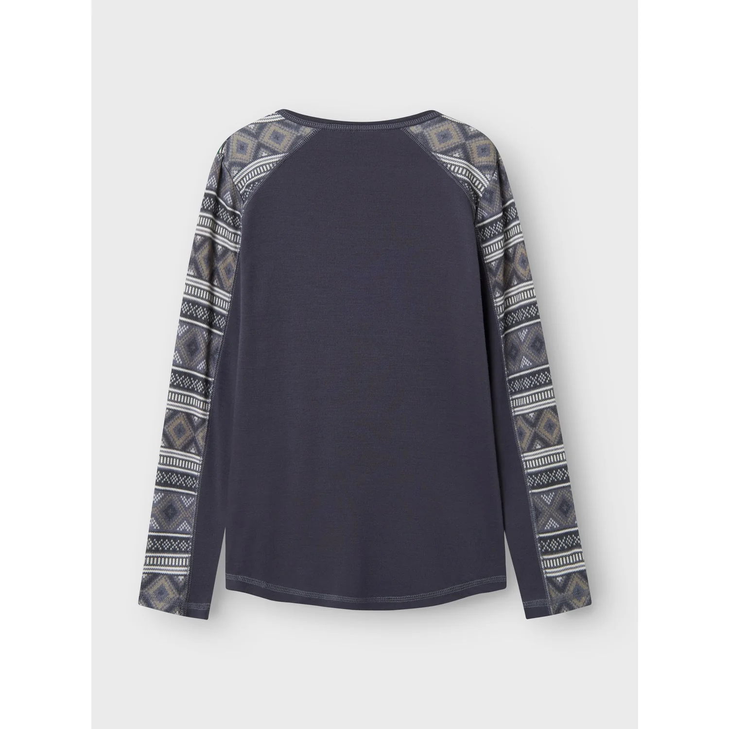 Name It Ombre Blue Iceland Nkmwillto Wool Ls Top - Image 3