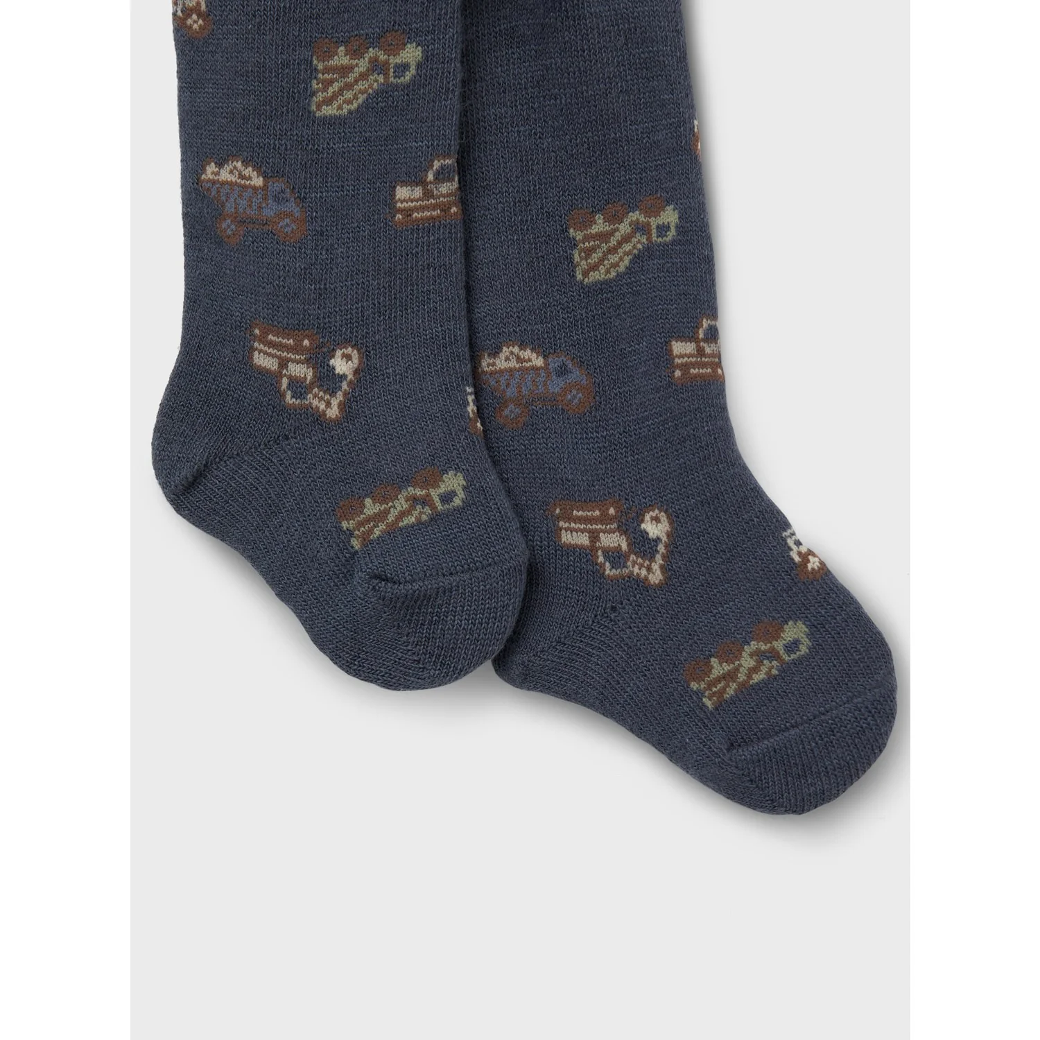 Name It Ombre Blue Working Machines Nbmwak Wo/Bl Tights Aoj - Image 2