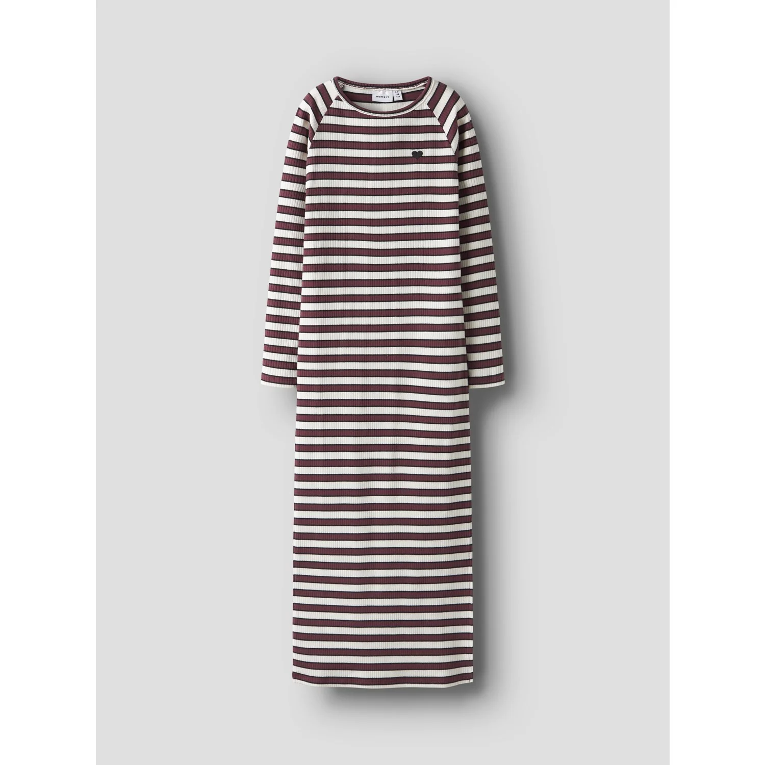 Name It Oxblood Red Nkftala Ls Maxi Slim Dress - Image 3