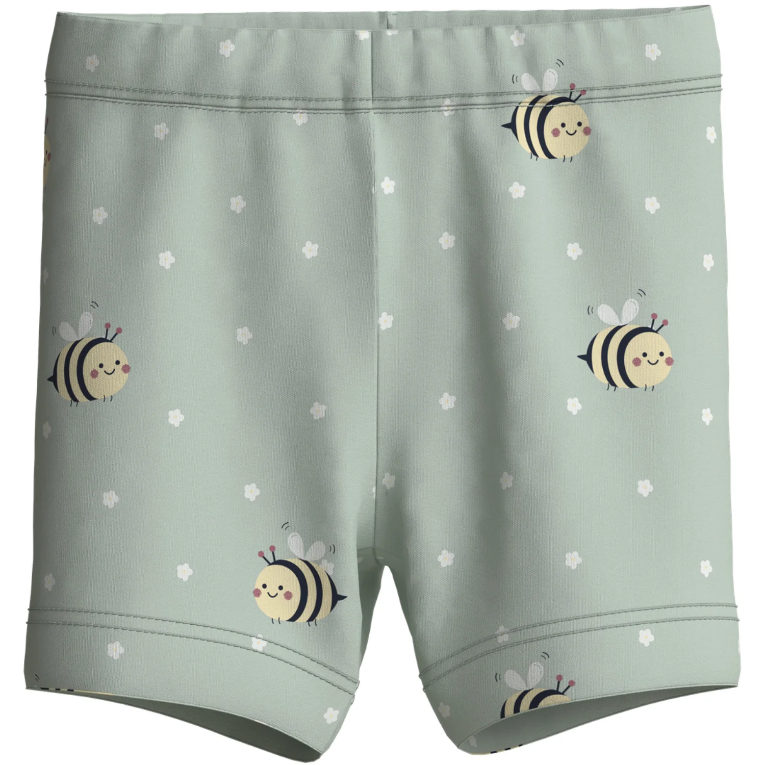 Name It Pale Aqua Bee Nbfvandora Biker Shorts Box