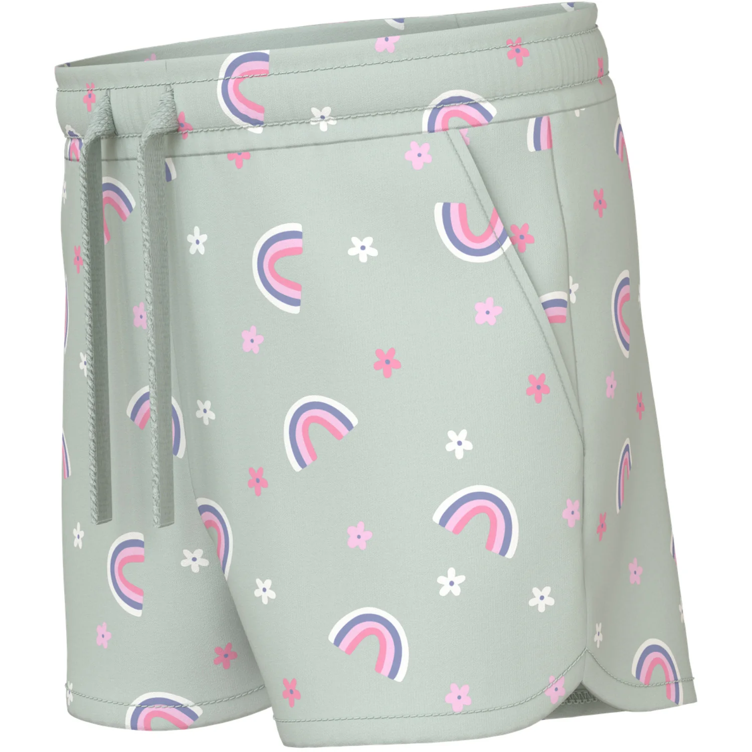 Name It Pale Aqua Rainbow Nmfvigga Shorts F1 Noos - Image 3