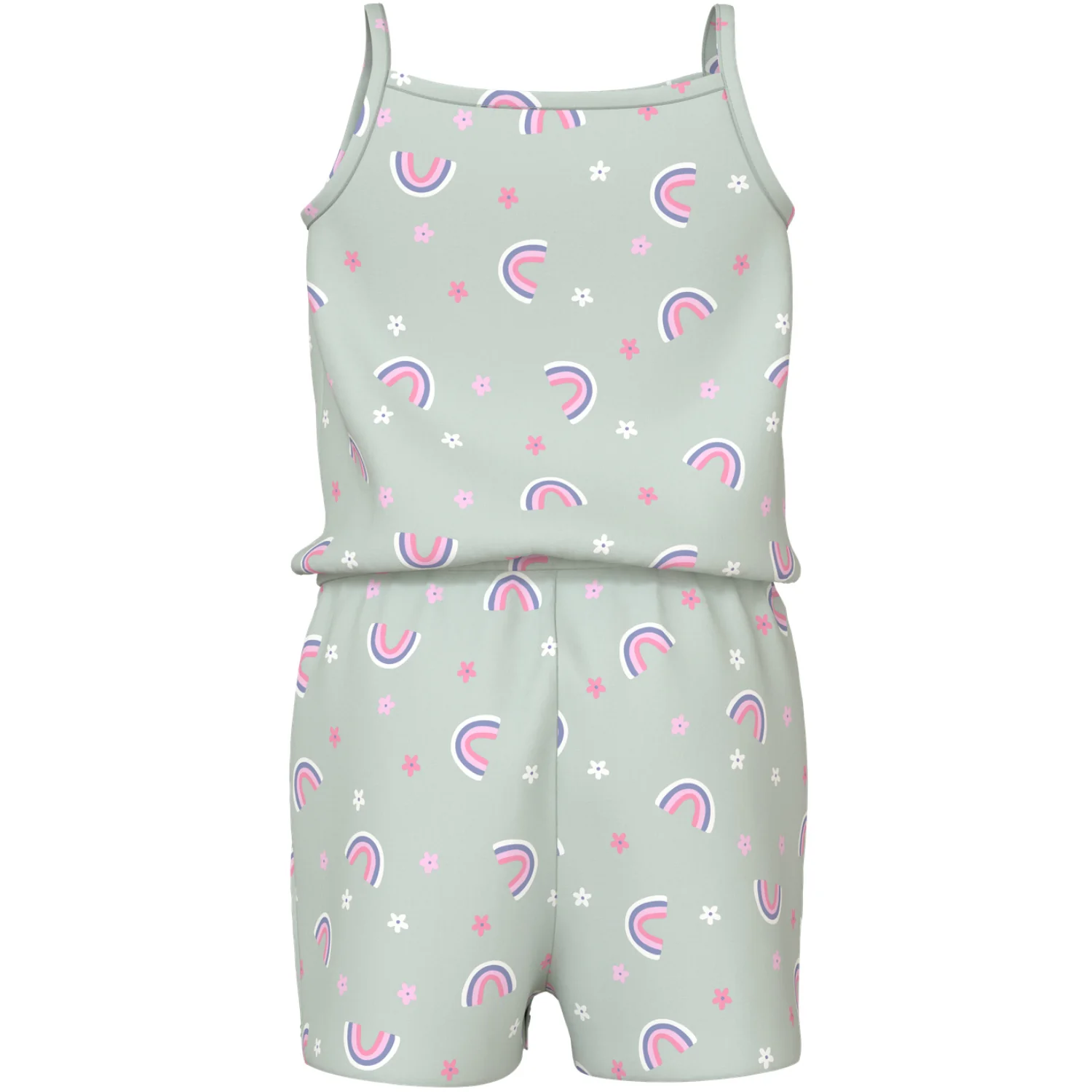 Name It Pale Aqua Rainbow Nmfvigga Strap Suit - Image 2