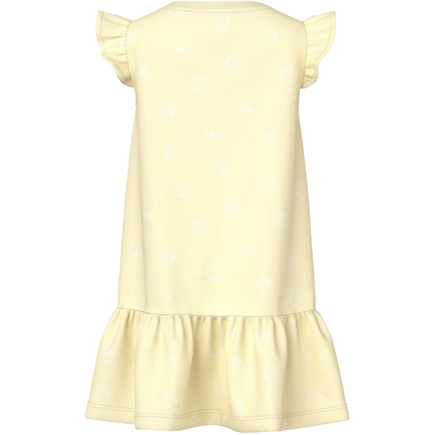 Name It Pear Sorbet Sea Shells White Nmfvida Capsl Dress - Image 3