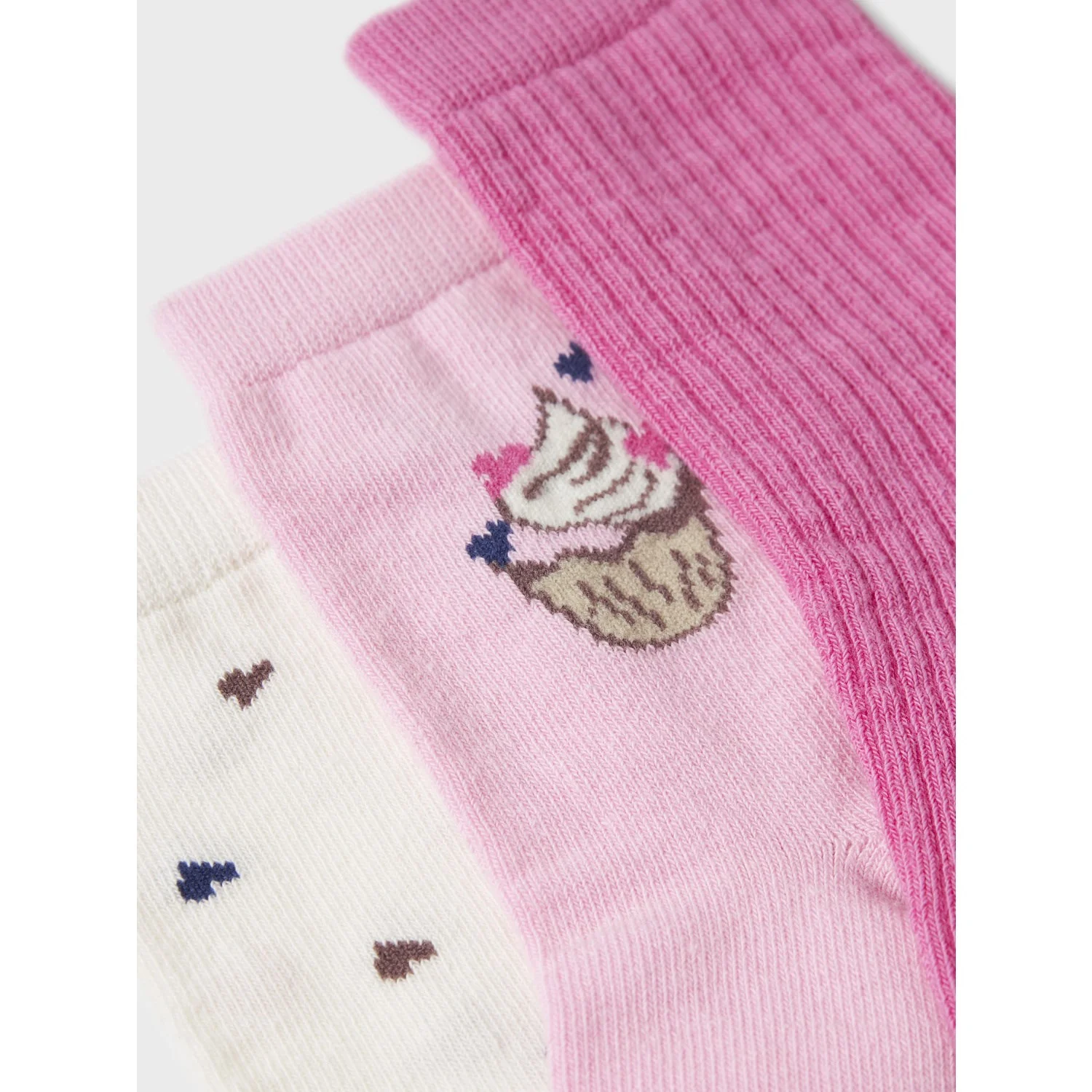 Name It Peppercorn Nmfnala 3-Pack Socks - Image 2
