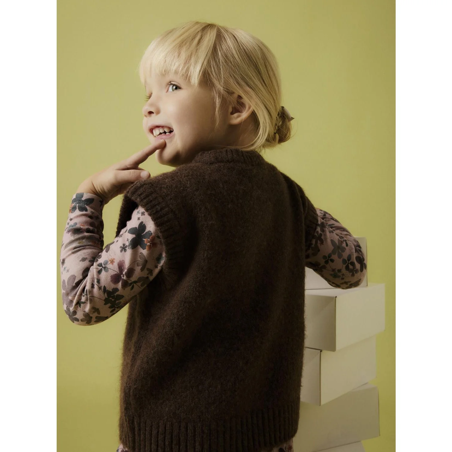 Name It Peppercorn Nmfneifyly Knit Slipover - Image 3