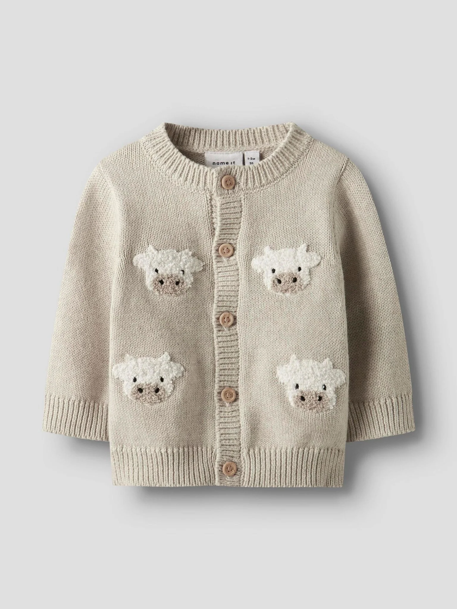 Name It Peyote Melange Nbmlional Ls Knit Card