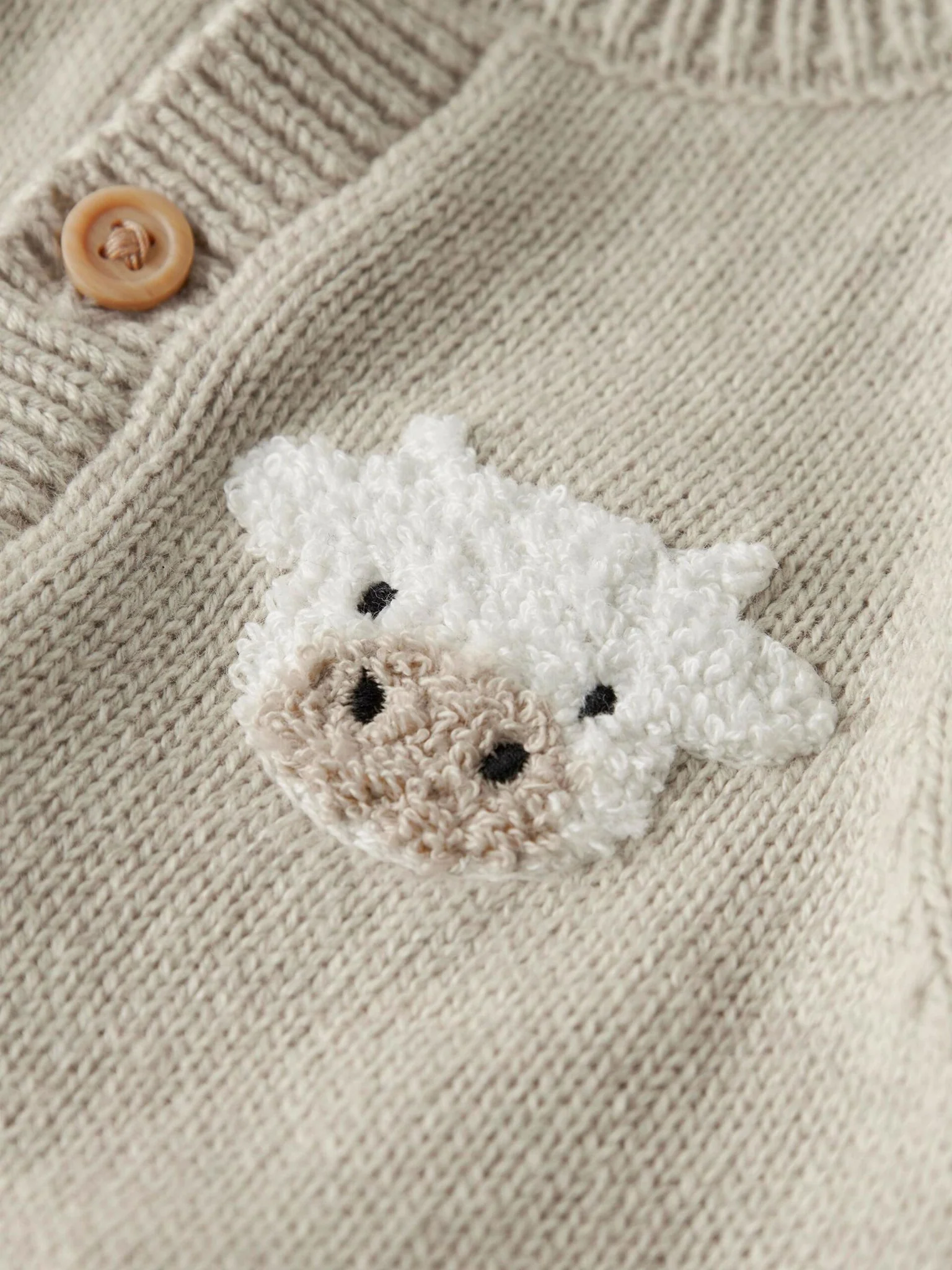 Name It Peyote Melange Nbmlional Ls Knit Card - Image 3
