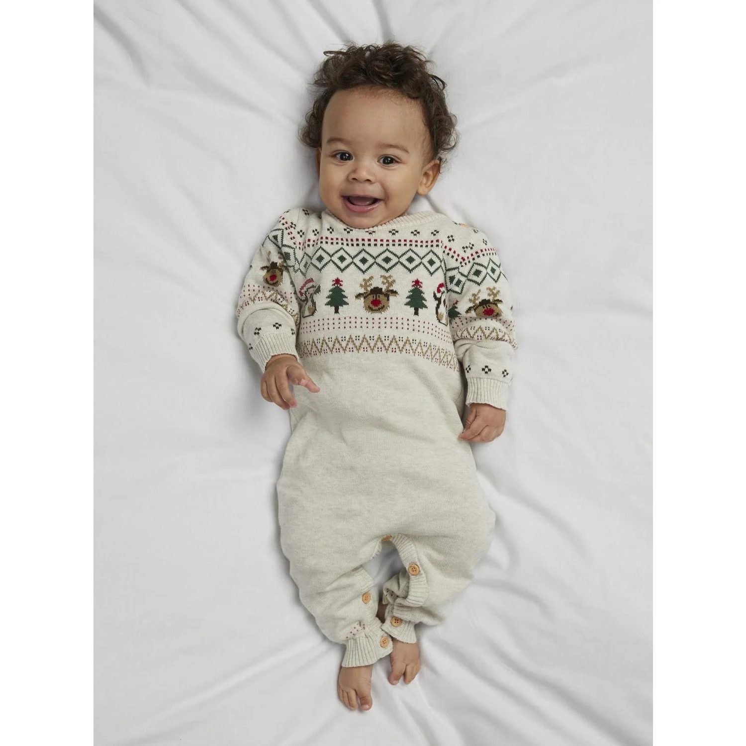 Name It Peyote Melange Nbnralko Ls Knit Suit - Image 2