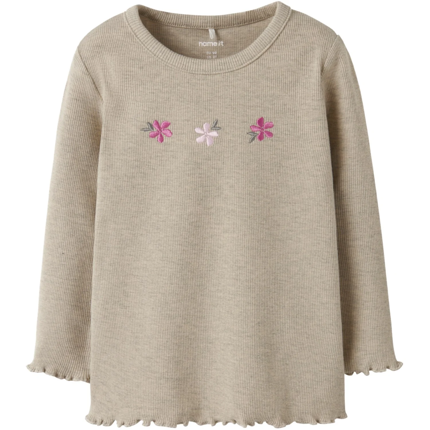 Name It Peyote Melange Nmfdari Ls Slim Top
