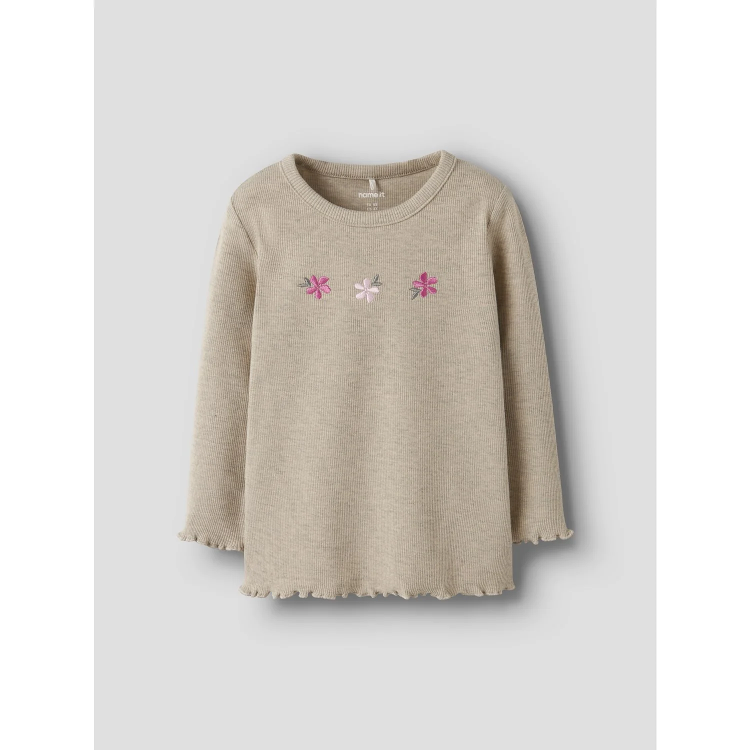 Name It Peyote Melange Nmfdari Ls Slim Top - Image 3